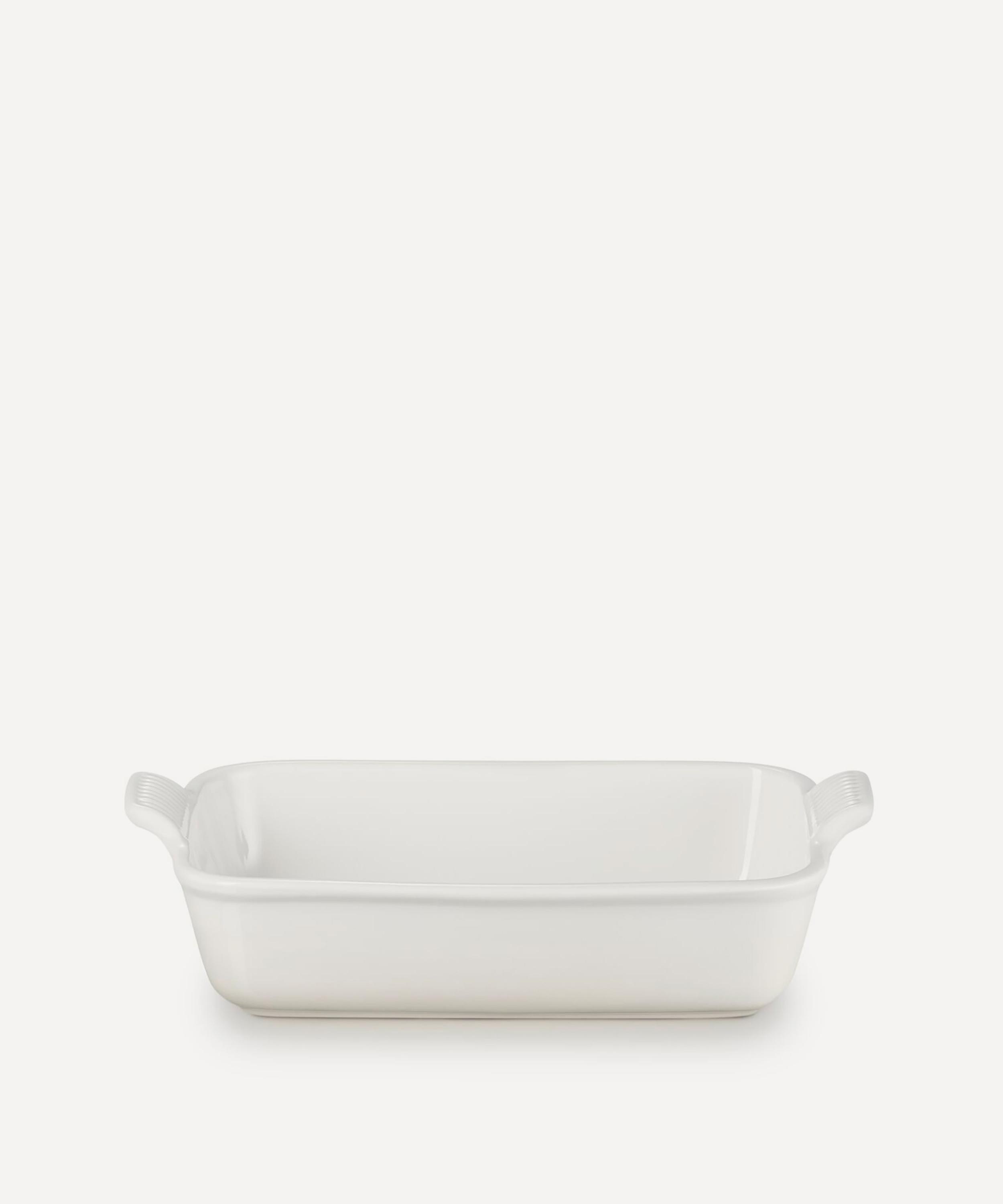 Le Creuset - Heritage Stoneware Rectangular 26cm Dish in Meringue image number 1