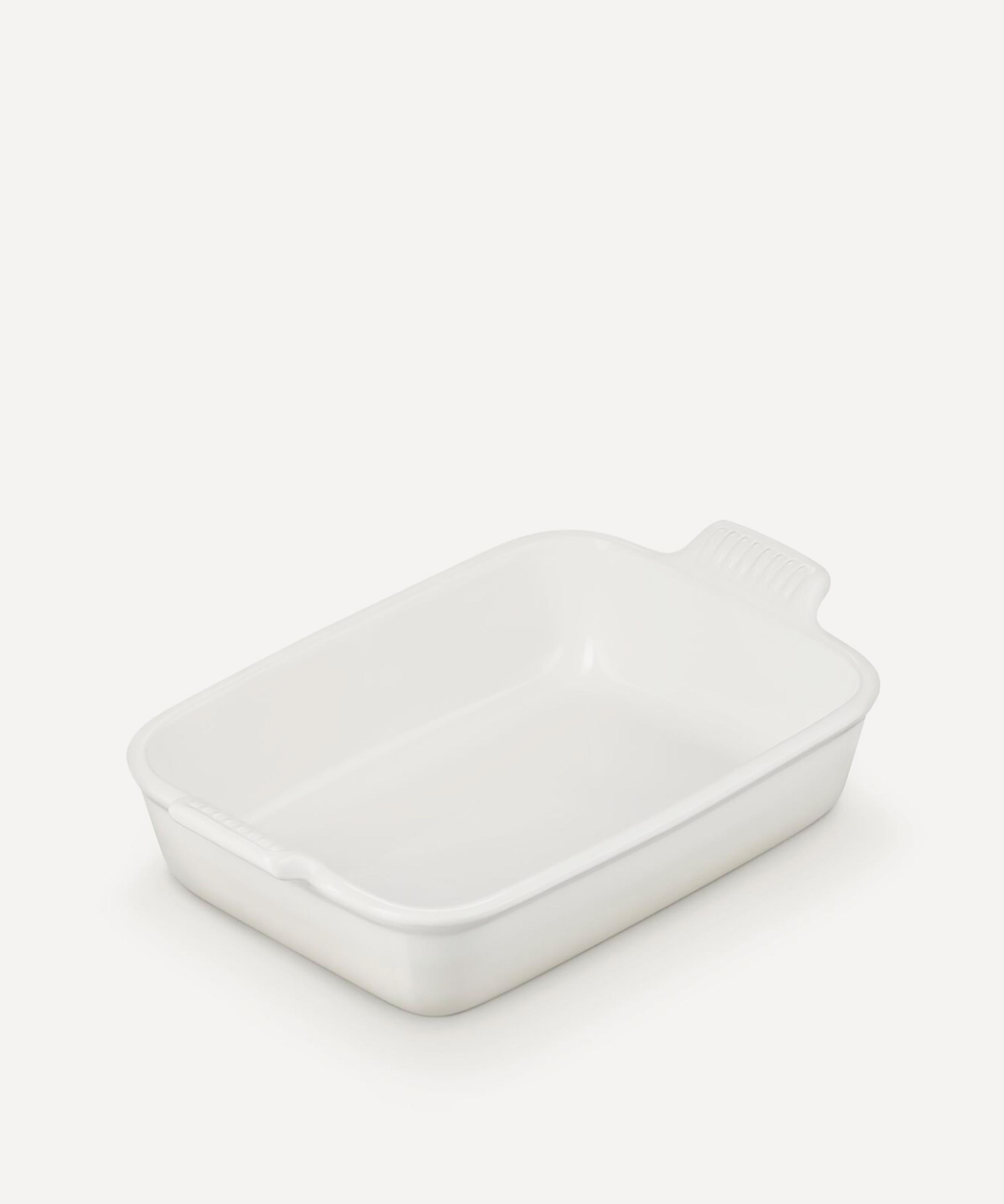 Le Creuset - Heritage Stoneware Rectangular 26cm Dish in Meringue image number 2