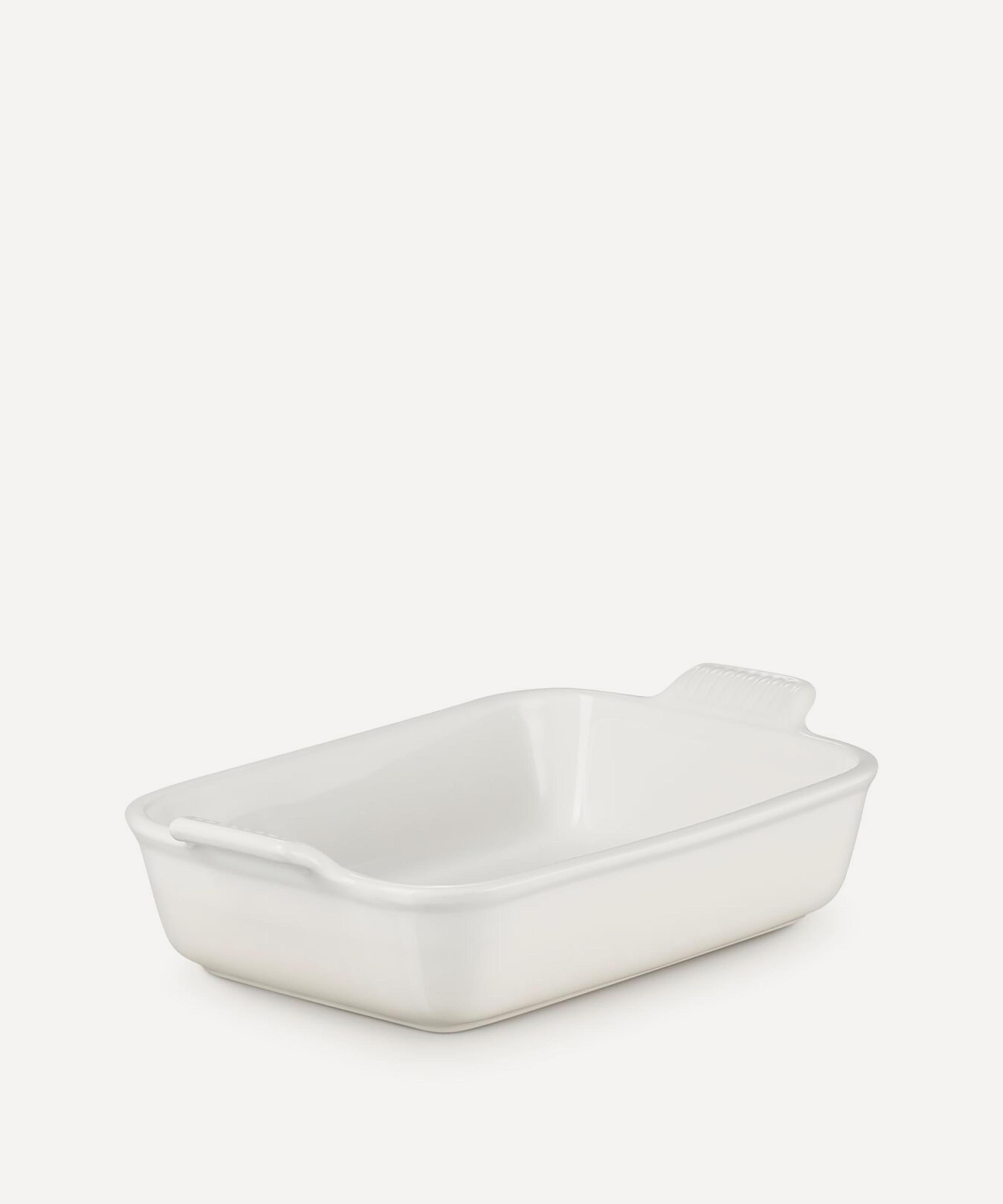 Le Creuset - Heritage Stoneware Rectangular 26cm Dish in Meringue image number 4