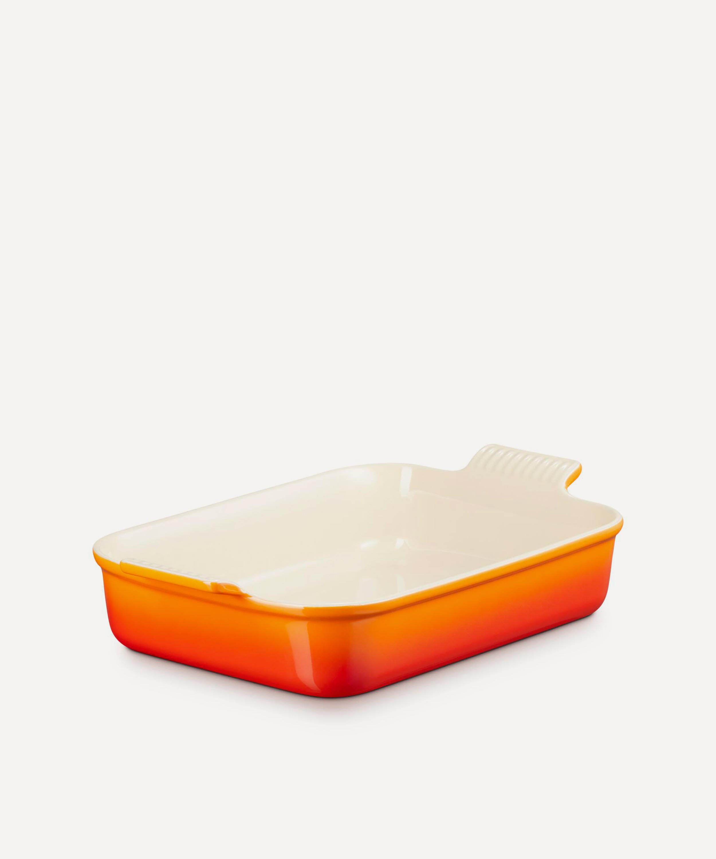 Le Creuset - Heritage Stoneware Rectangular 32cm Dish in Volcanic image number 3