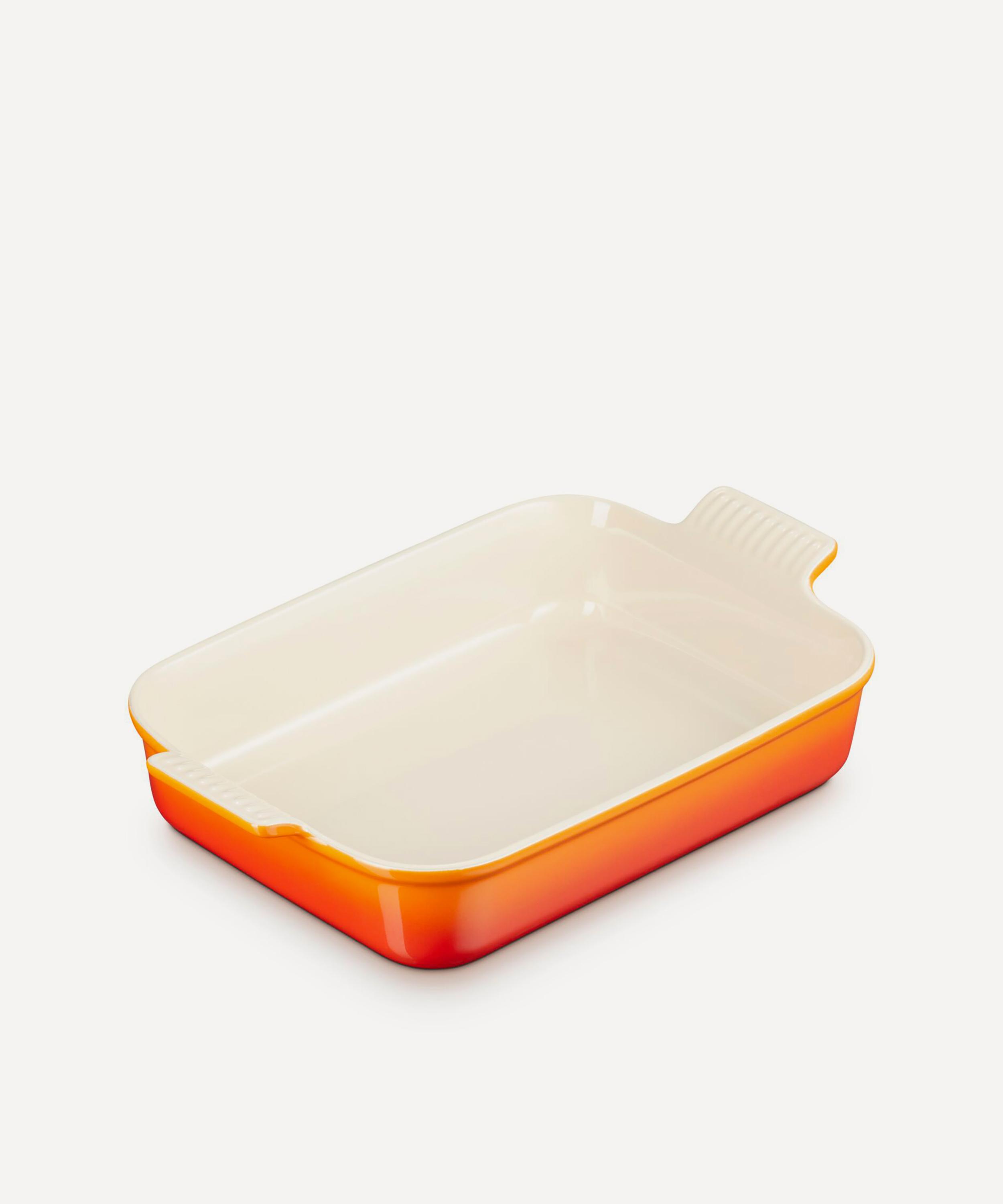 Le Creuset - Heritage Stoneware Rectangular 32cm Dish in Volcanic image number 4