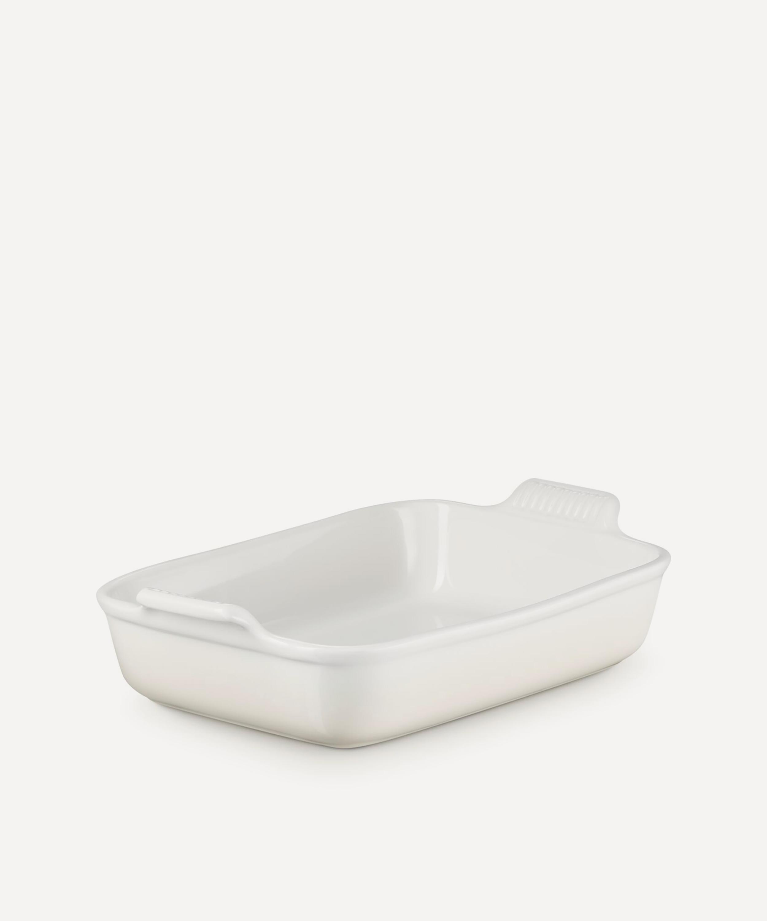 Le Creuset - Heritage Stoneware Rectangular 32cm Dish in Meringue image number 2