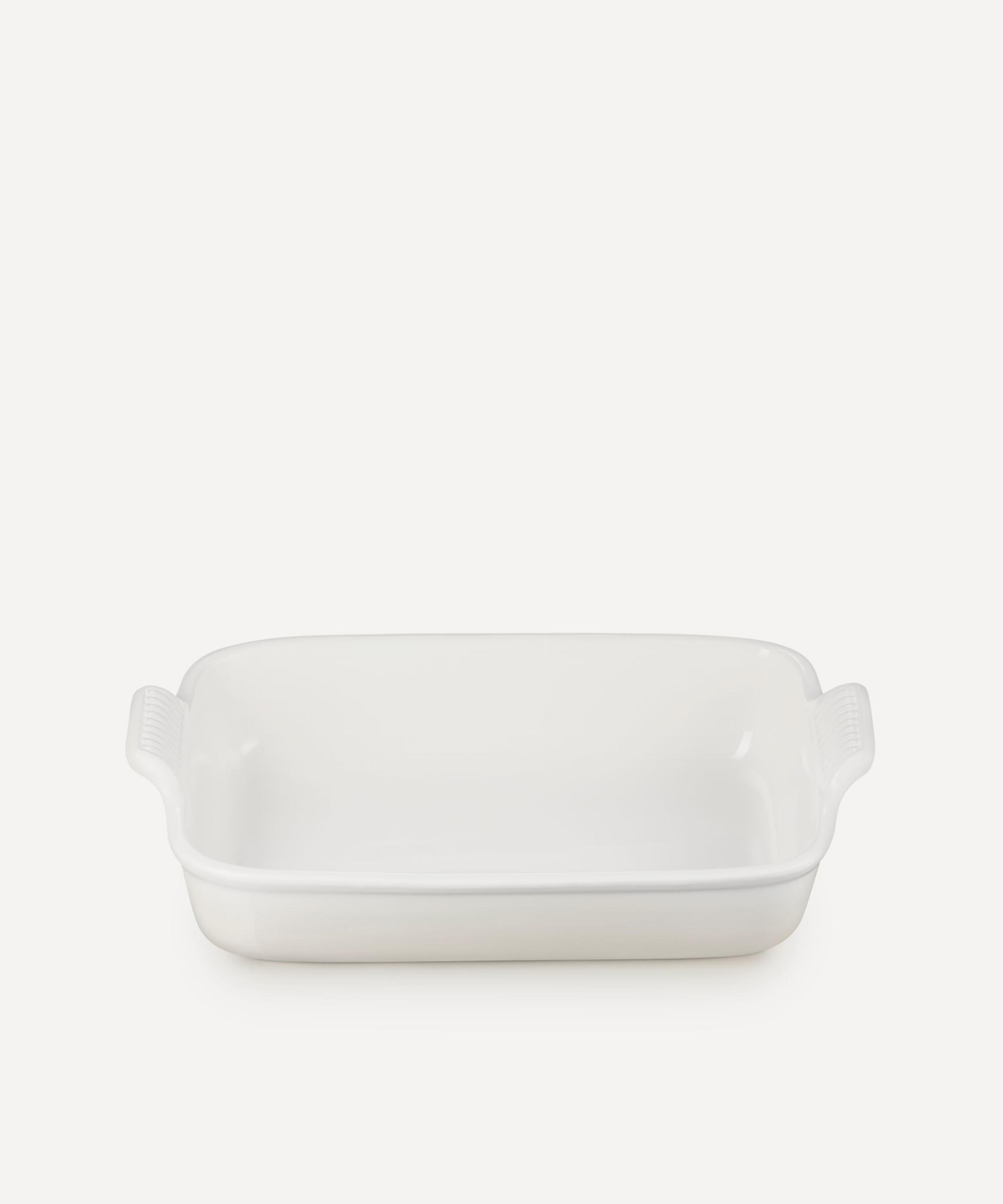 Le Creuset - Heritage Stoneware Rectangular 32cm Dish in Meringue image number 3