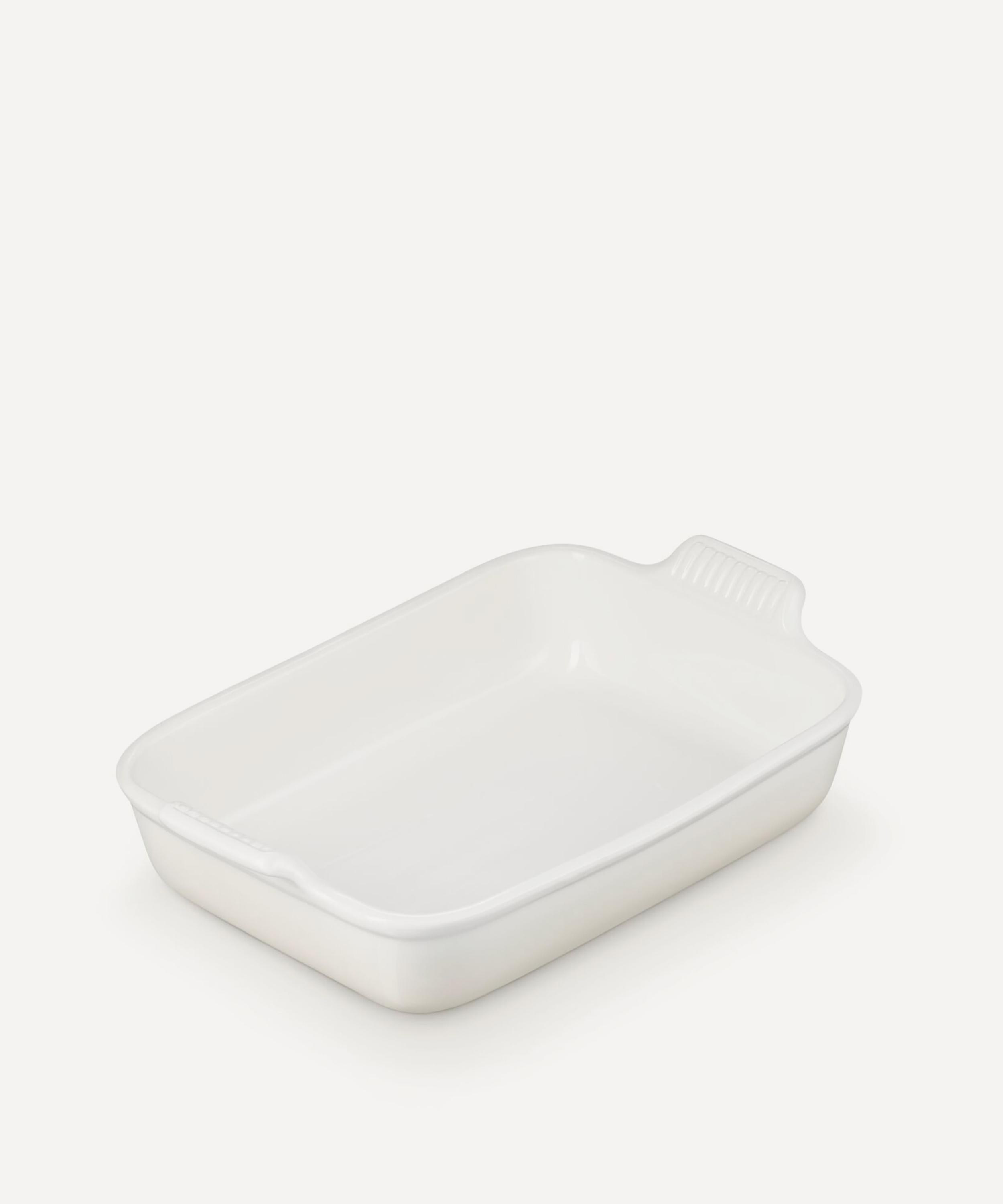 Le Creuset - Heritage Stoneware Rectangular 32cm Dish in Meringue image number 4