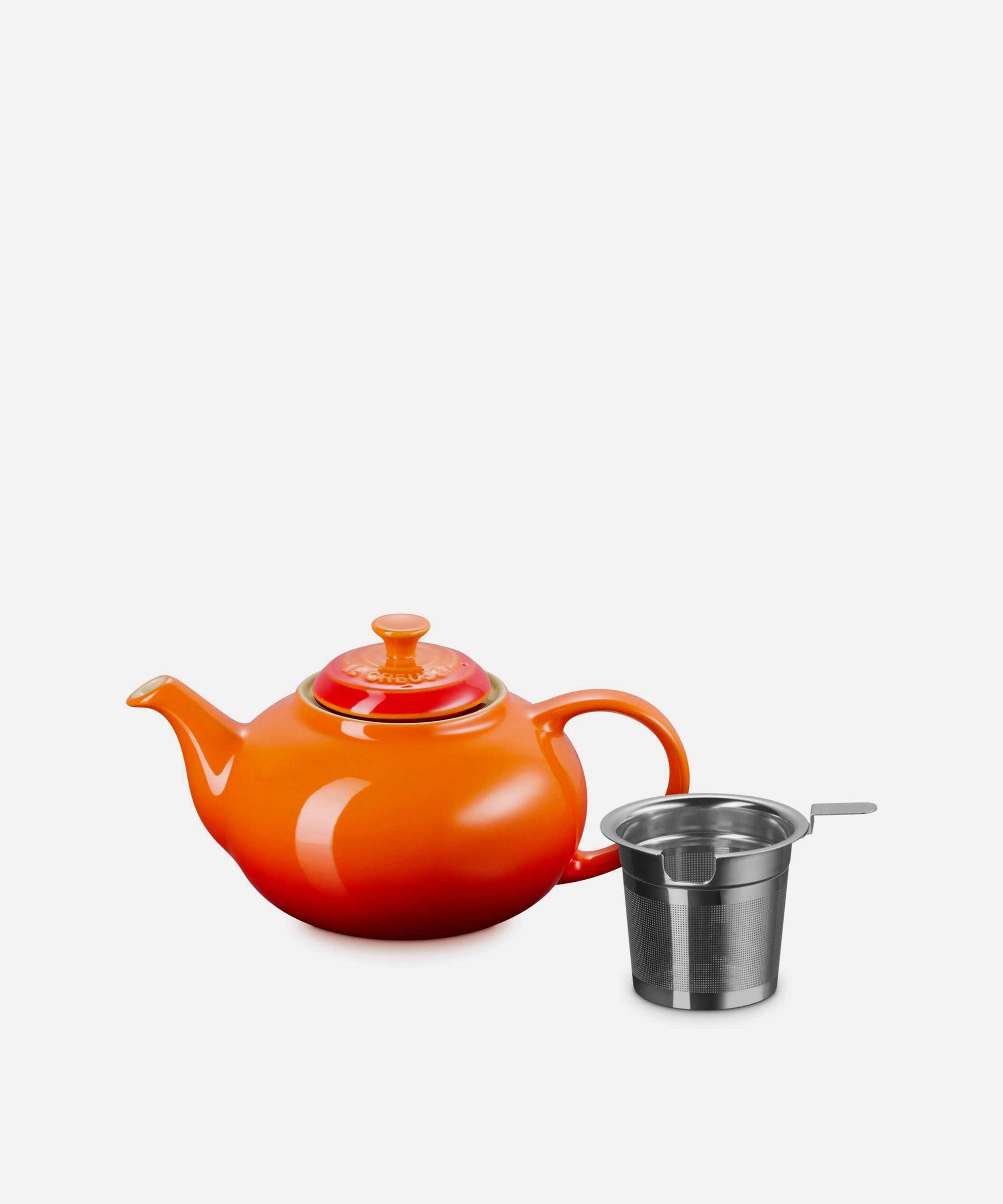 Le Creuset - Classic Stoneware Teapot and Infuser Set in Volcanic image number 2