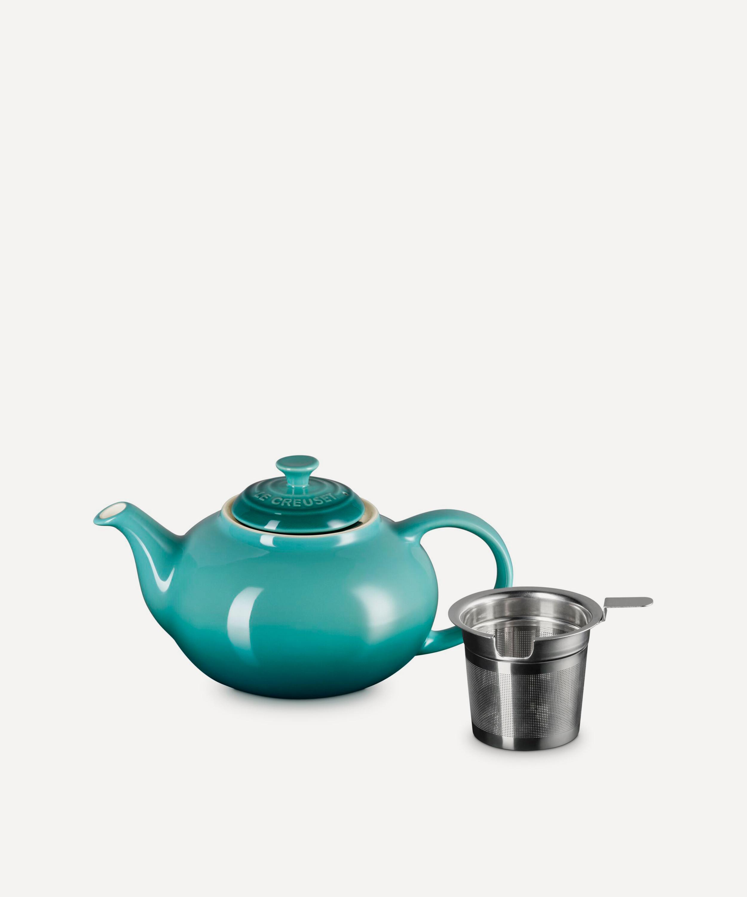 Le Creuset - Classic Stoneware Teapot in Bleu Riviera image number 2
