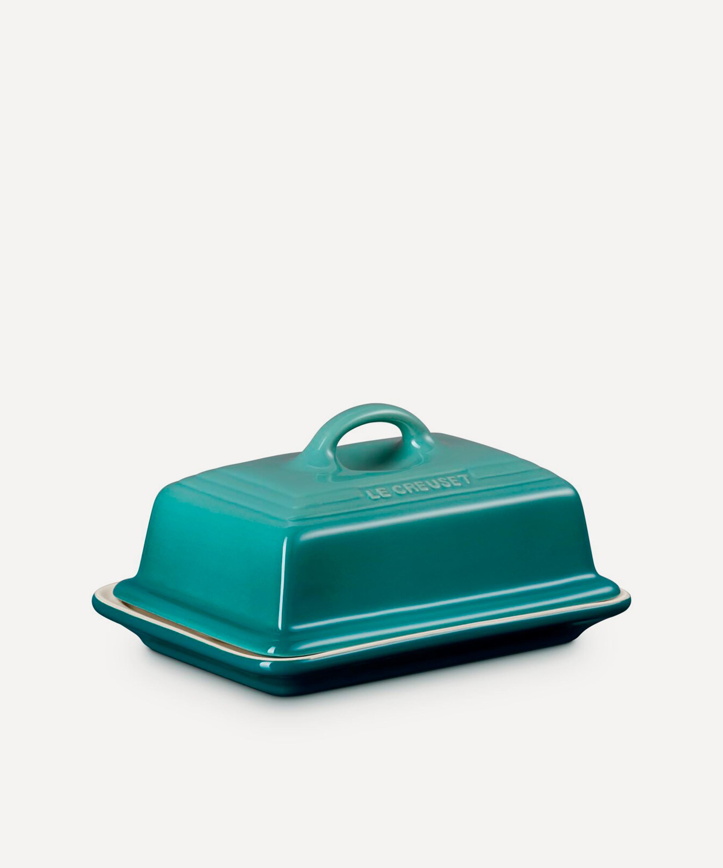 Le Creuset - Stoneware Butter Dish in Blue Riviera image number 1