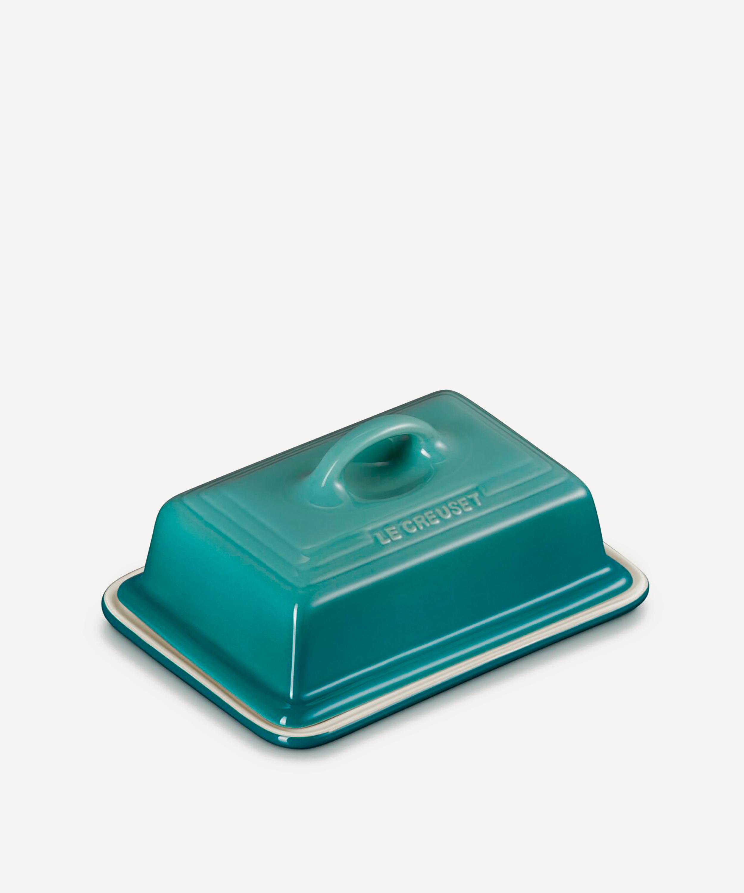 Le Creuset - Stoneware Butter Dish in Blue Riviera image number 3
