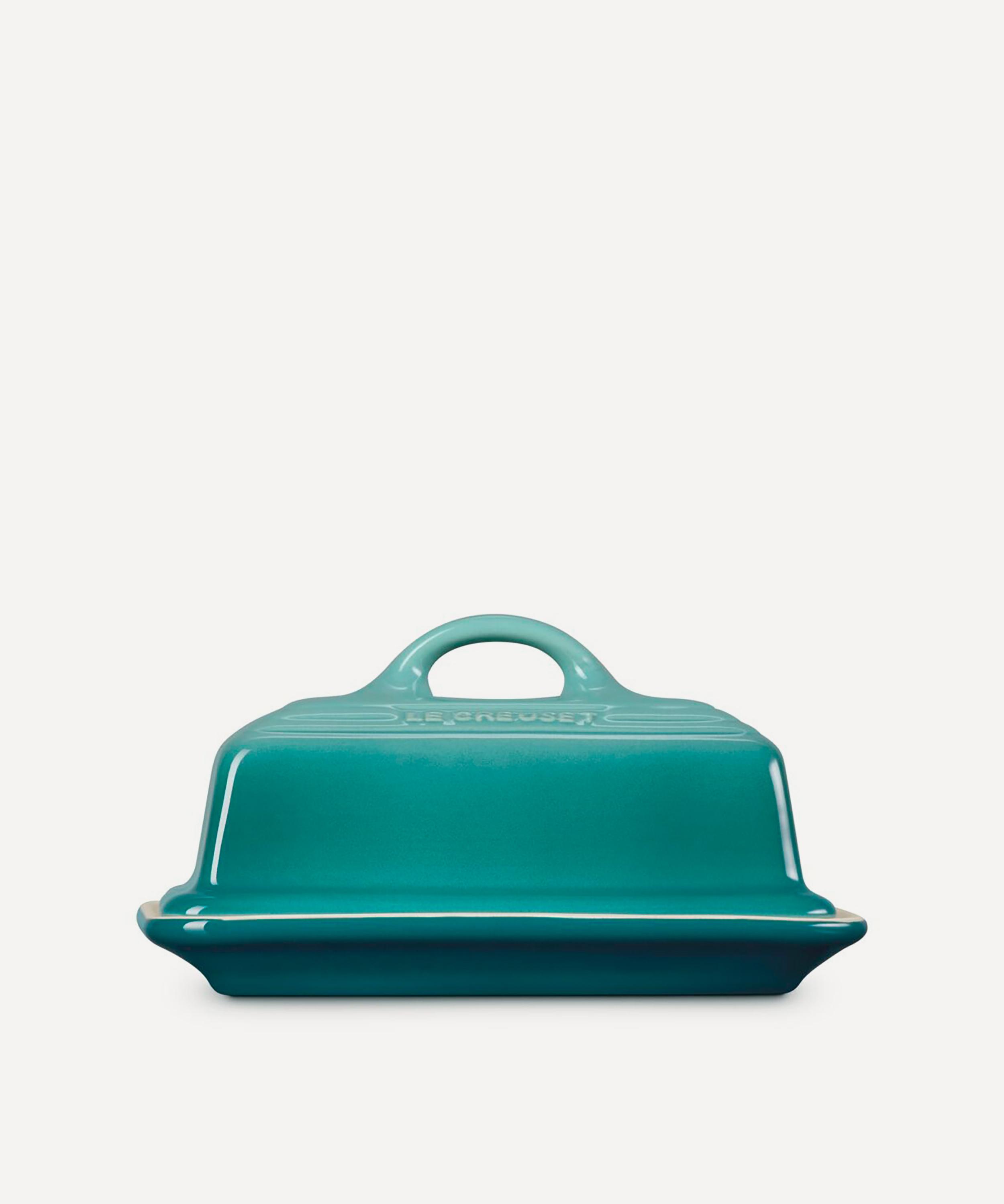 Le Creuset - Stoneware Butter Dish in Blue Riviera image number 4