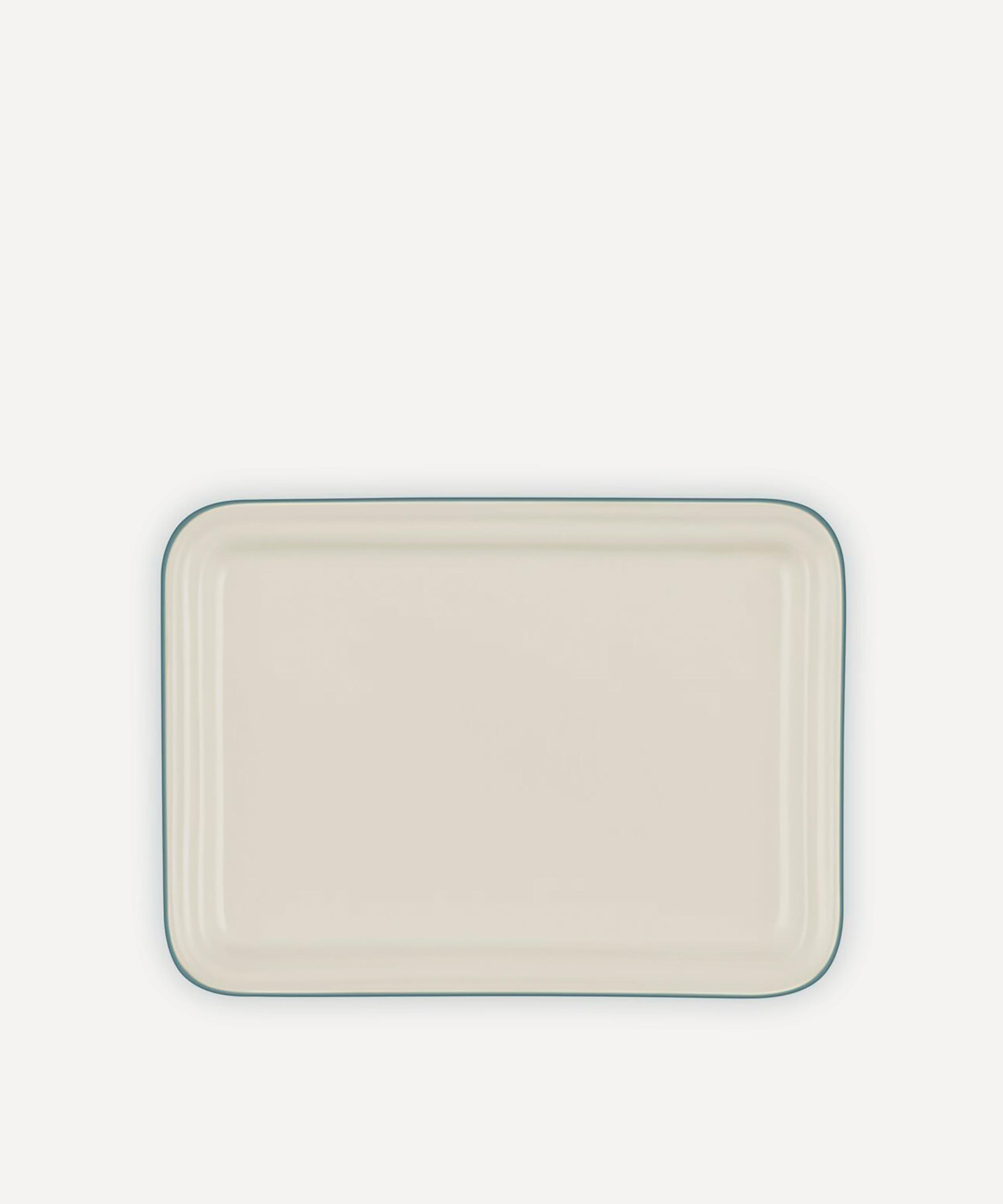 Le Creuset - Stoneware Butter Dish in Blue Riviera image number 5