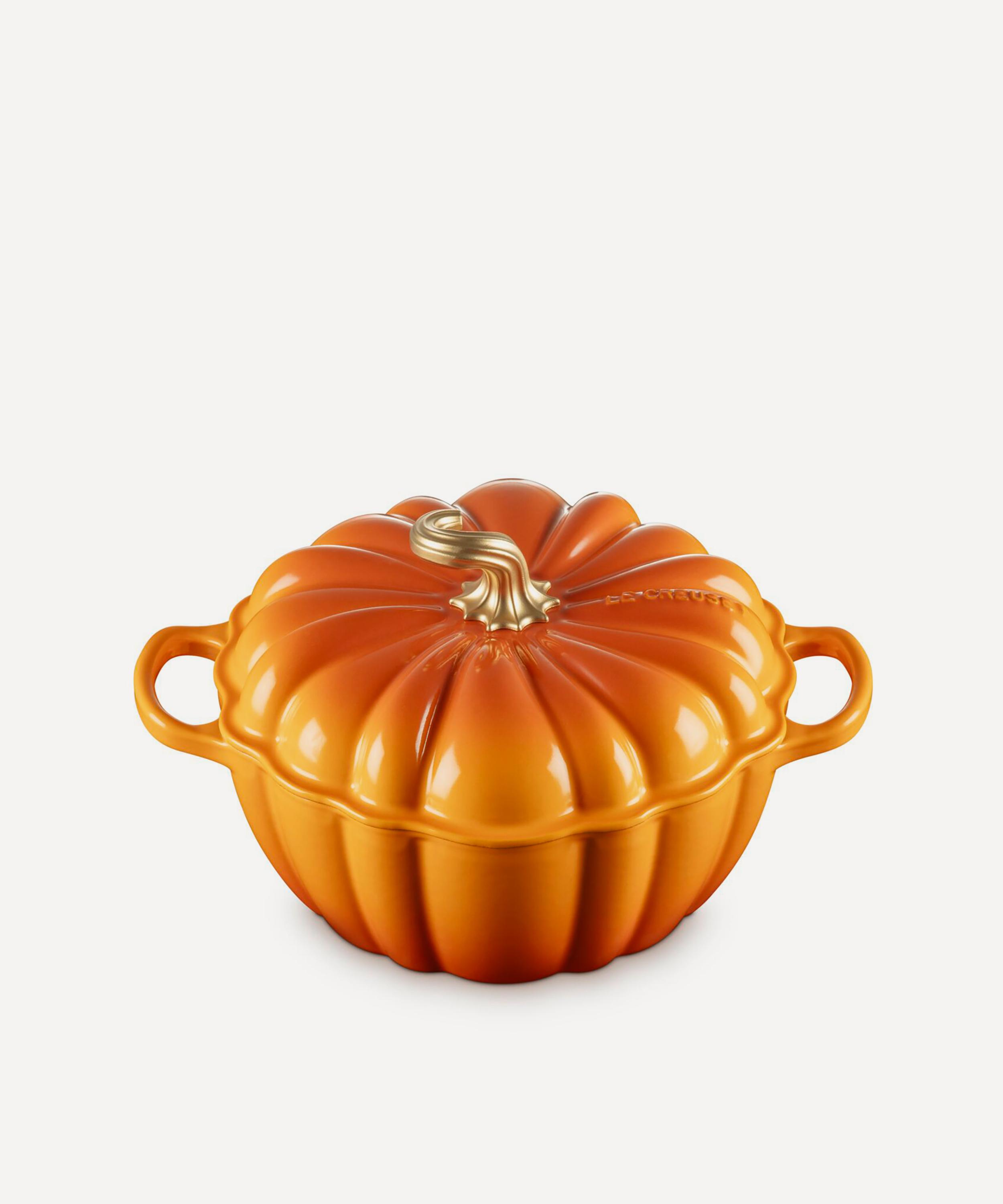 Le Creuset - Cast Iron Stoneware Pumpkin Casserole Dish in Marronnier image number 1