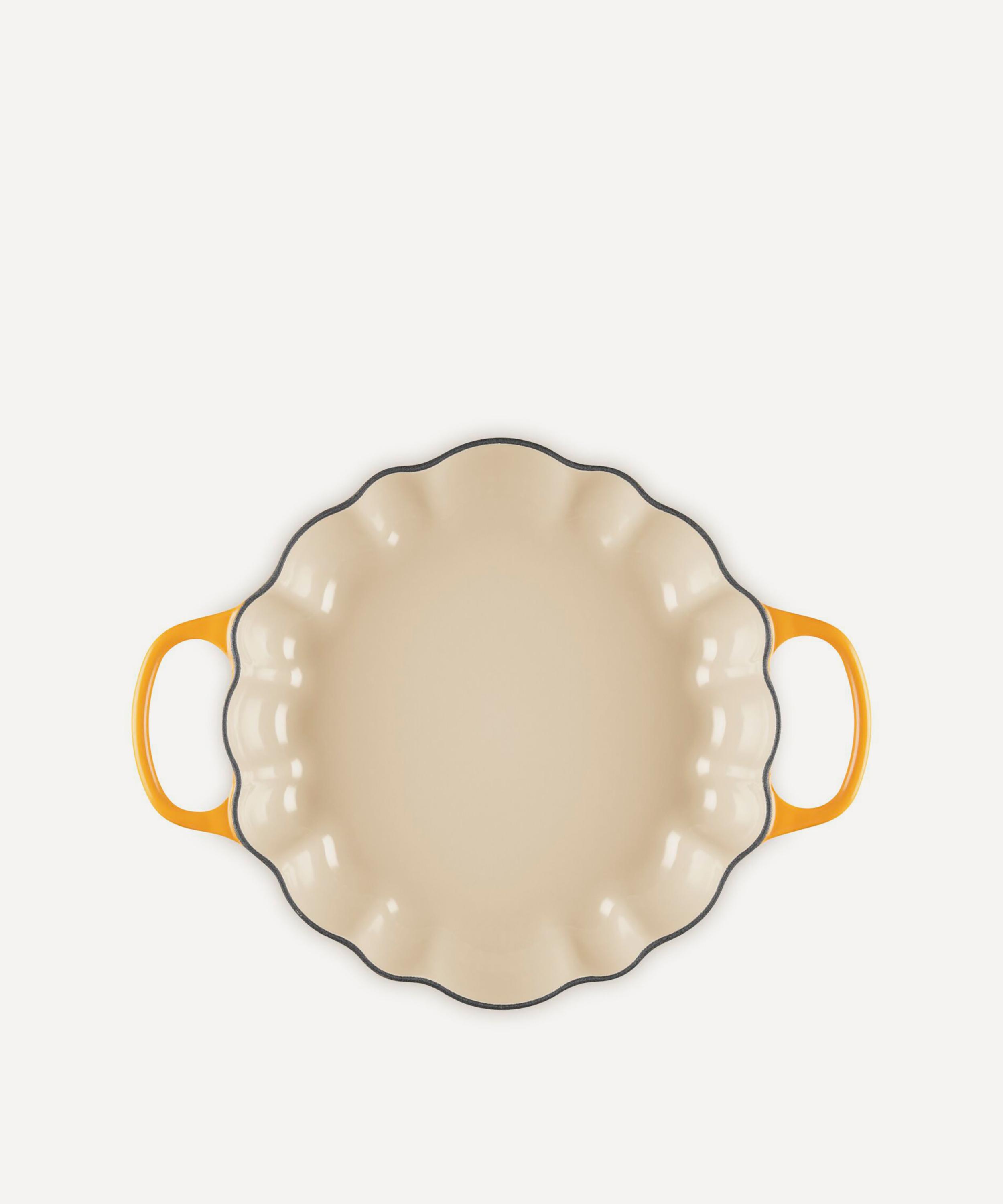 Le Creuset - Cast Iron Stoneware Pumpkin Shallow Casserole Dish in Maronnier image number 3