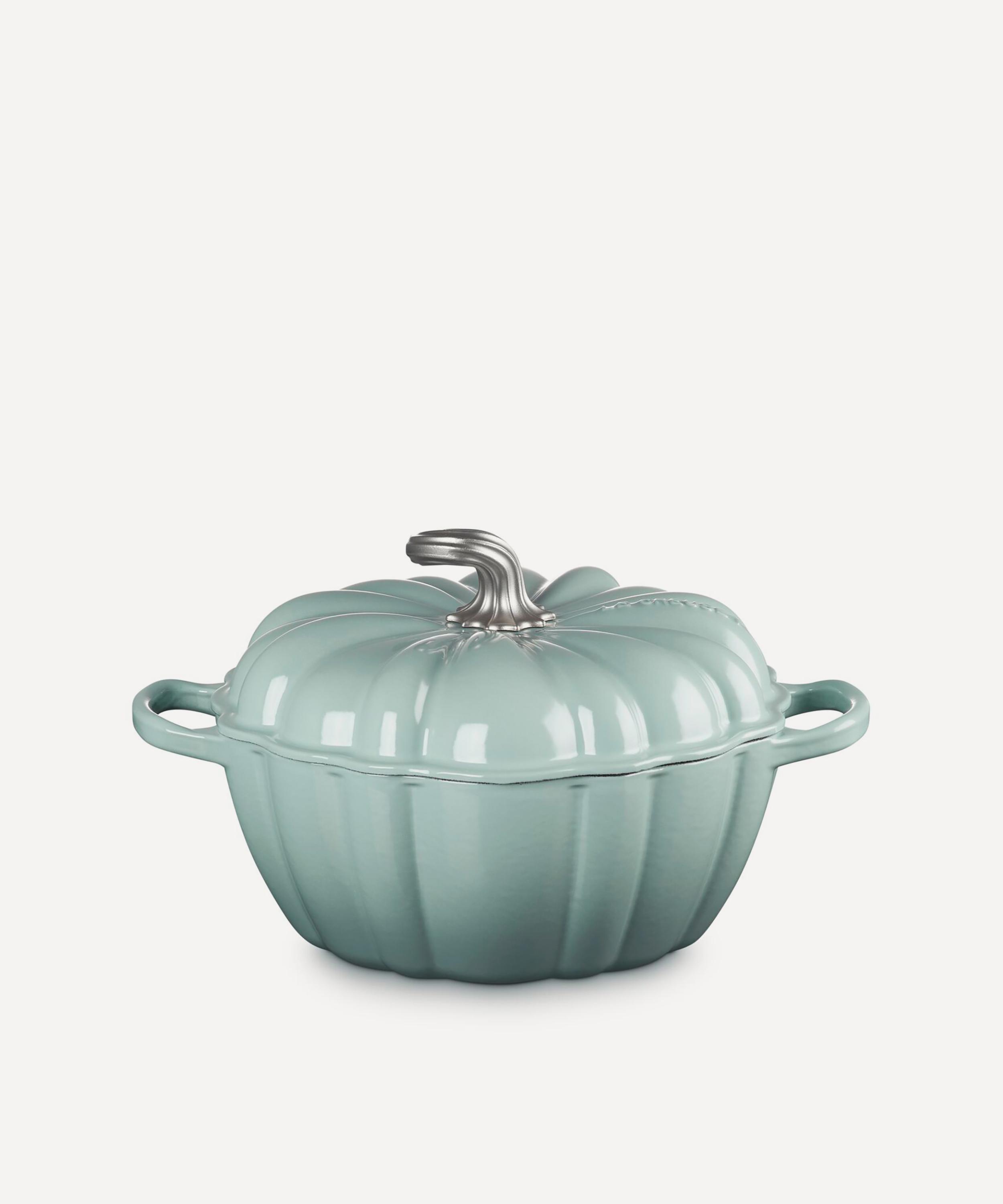 Le Creuset - Cast Iron Stoneware Pumpkin Casserole Dish in Sea Salt