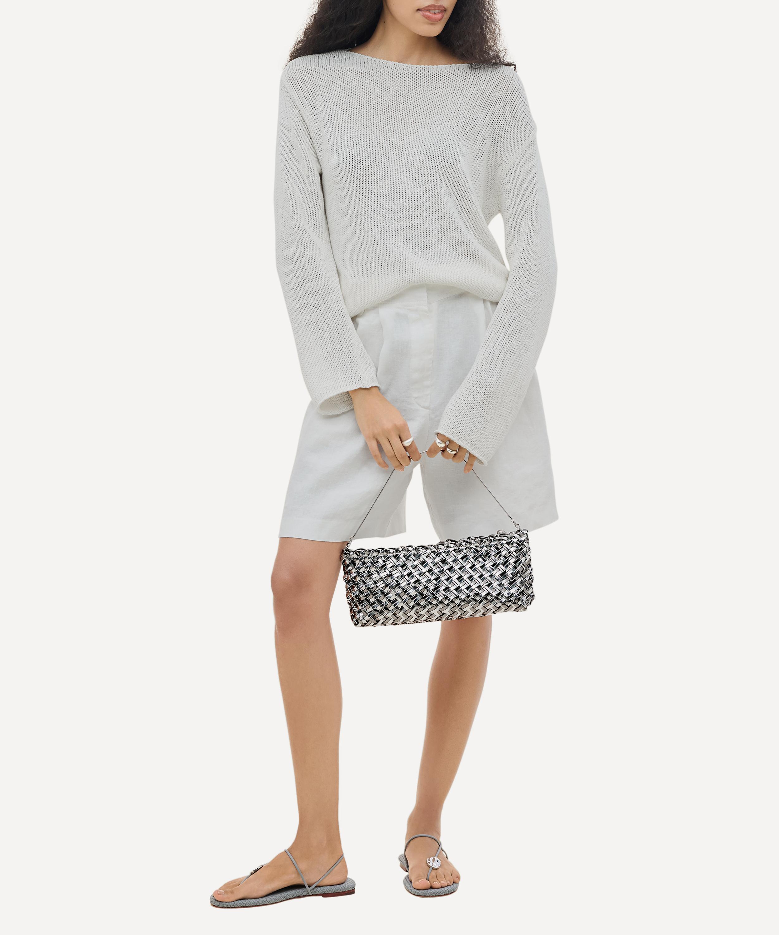 Naghedi - Gala Medium Metallic Clutch image number 1