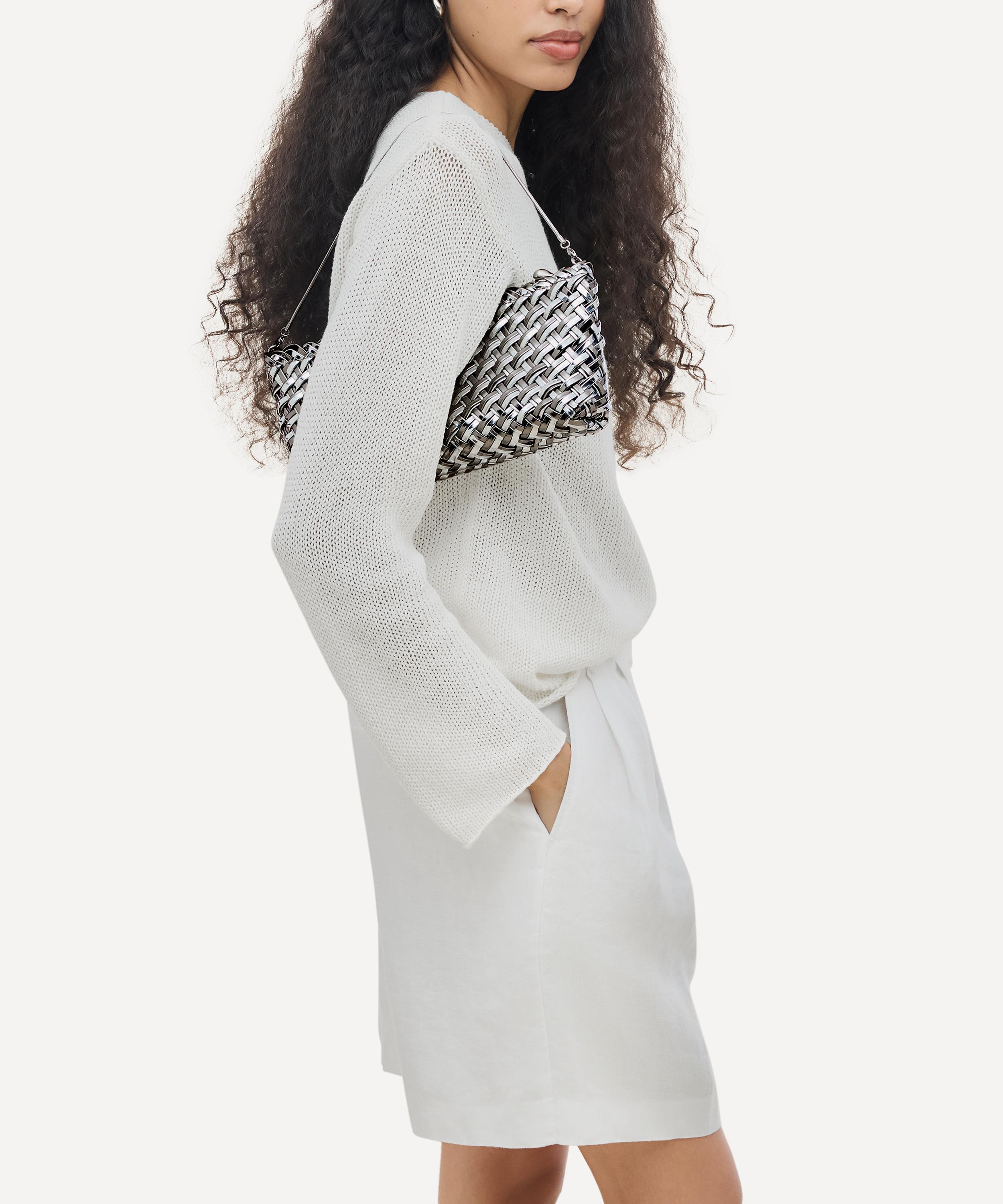 Naghedi - Gala Medium Metallic Clutch image number 2