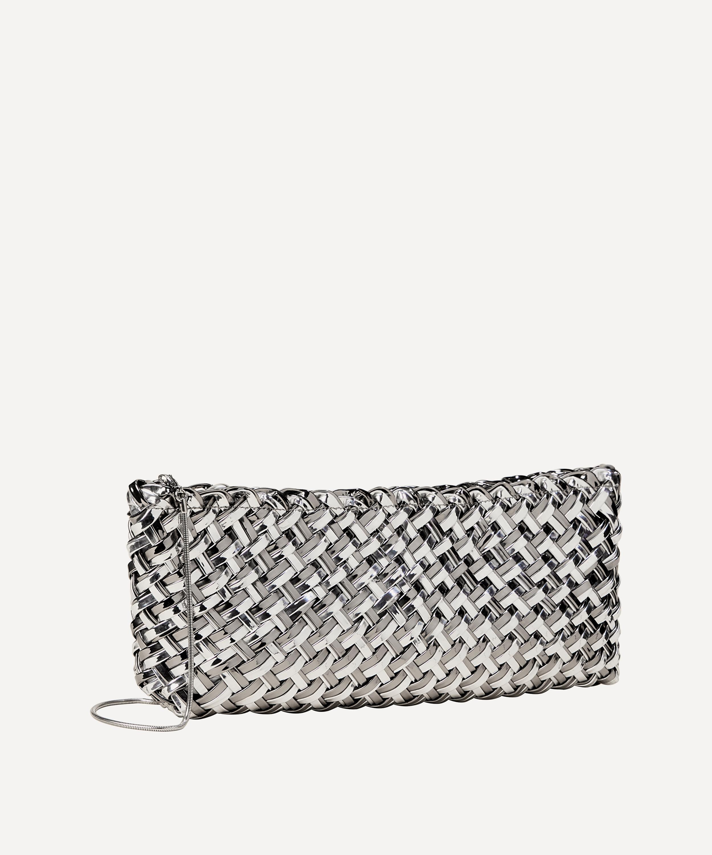Naghedi - Gala Medium Metallic Clutch image number 3
