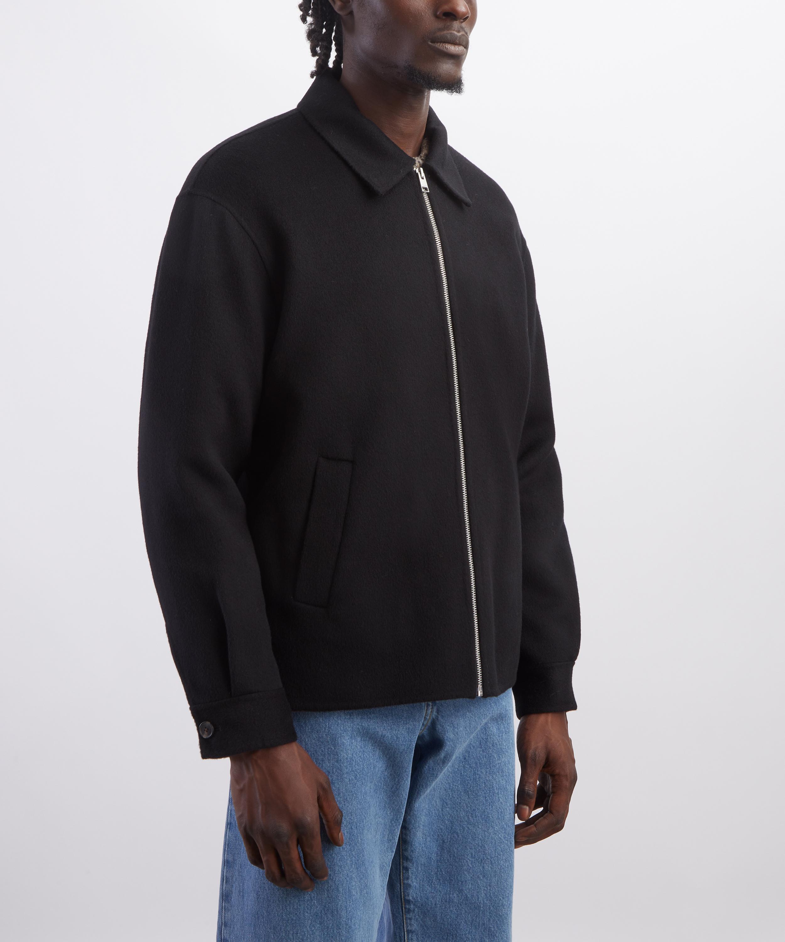 Frame - Black Double-Face Wool Jacket image number 2