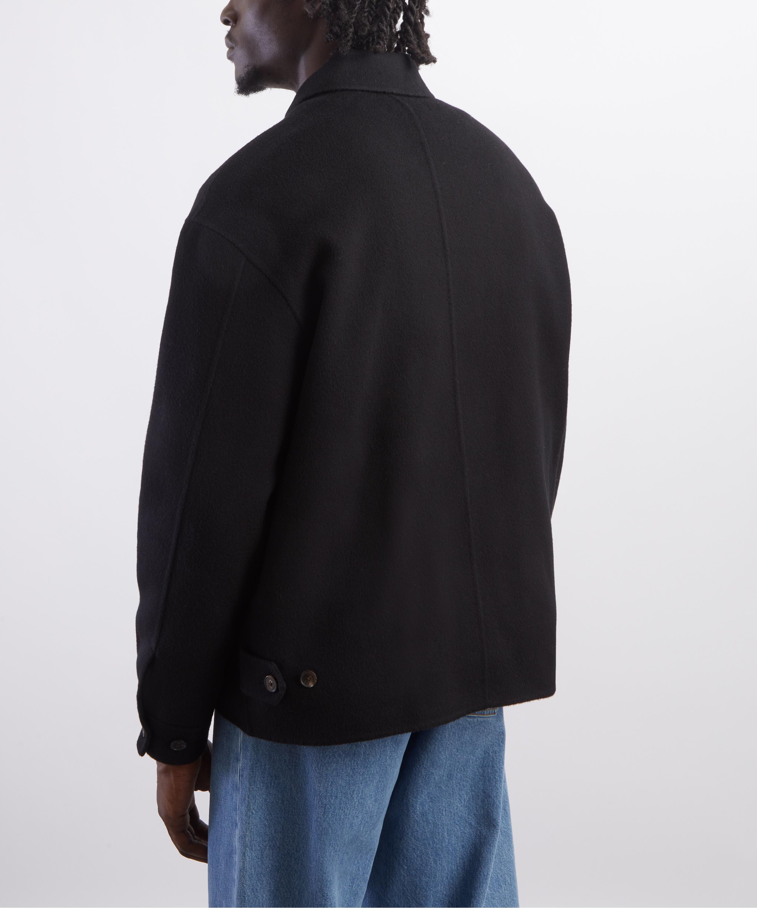 Frame - Black Double-Face Wool Jacket image number 3
