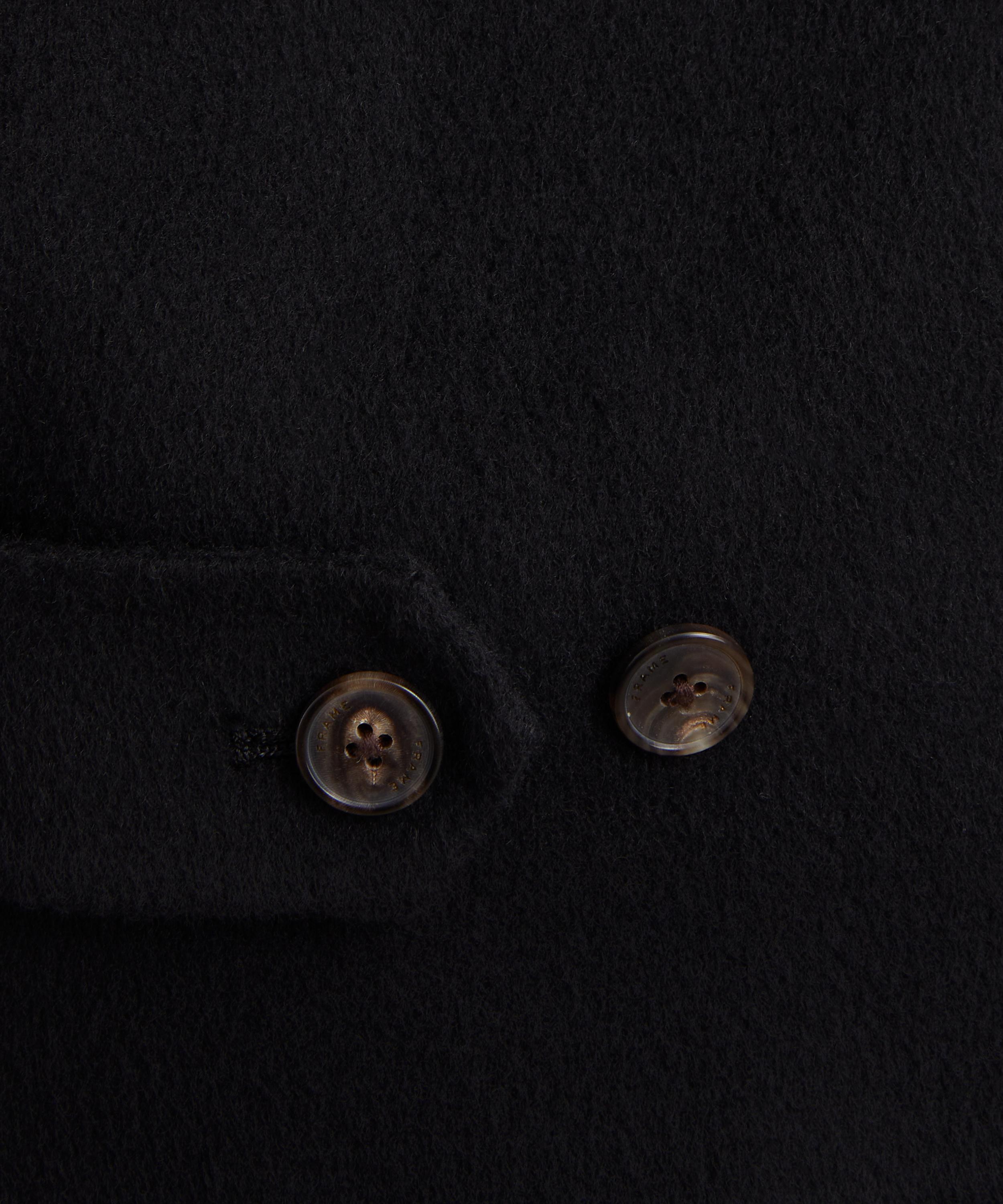 Frame - Black Double-Face Wool Jacket image number 4