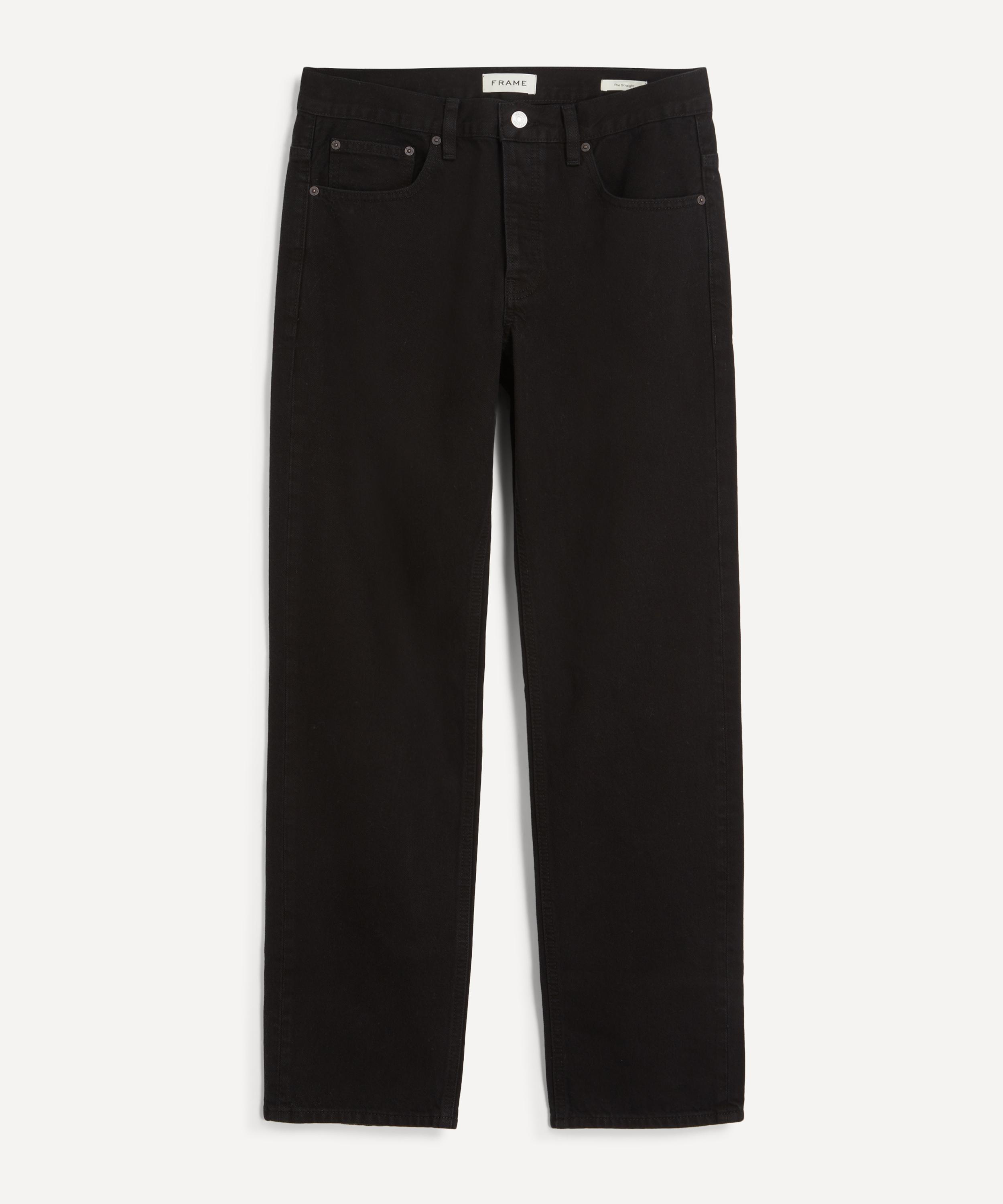 Frame - Black Straight Jeans image number 0