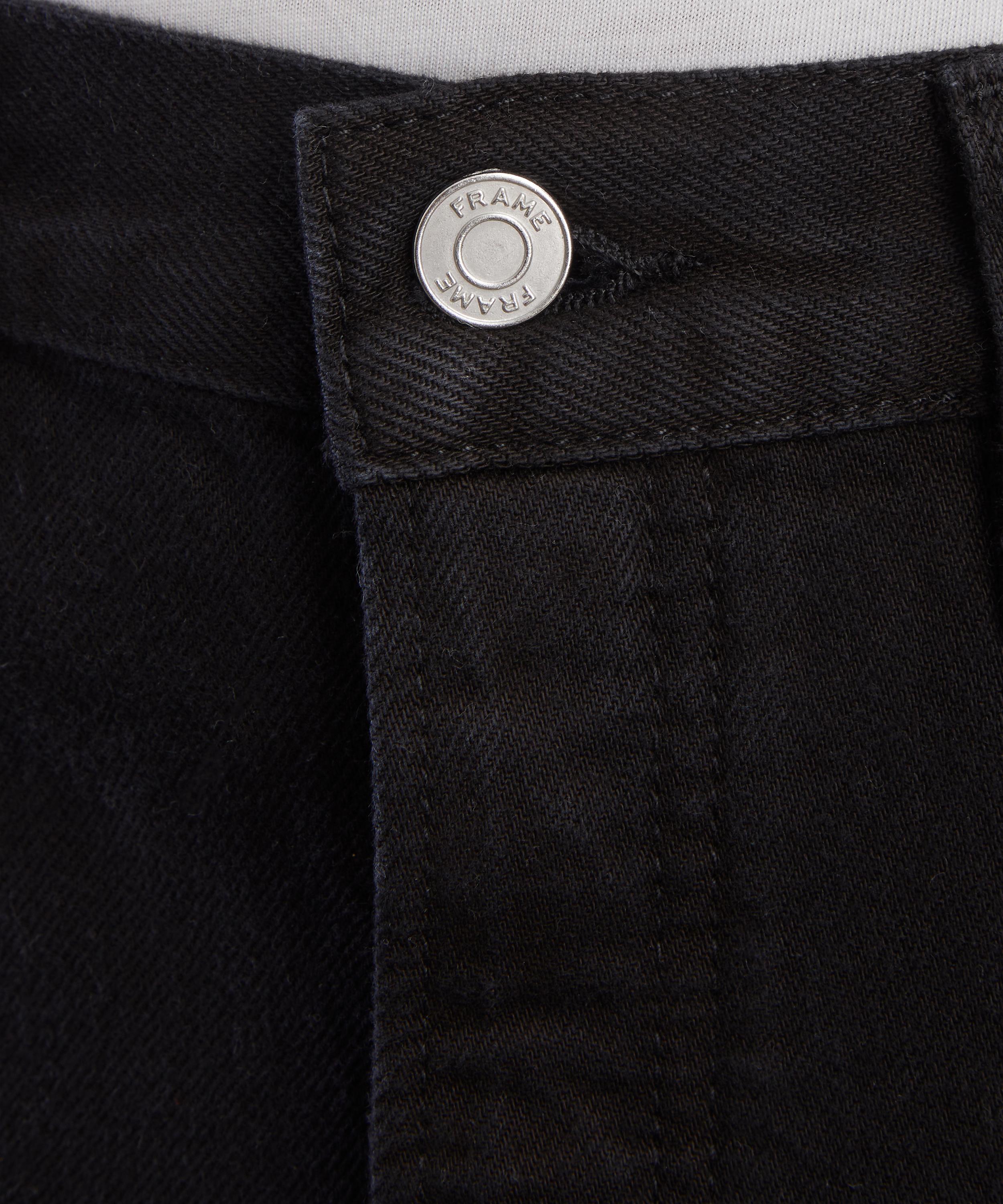 Frame - Black Straight Jeans image number 4