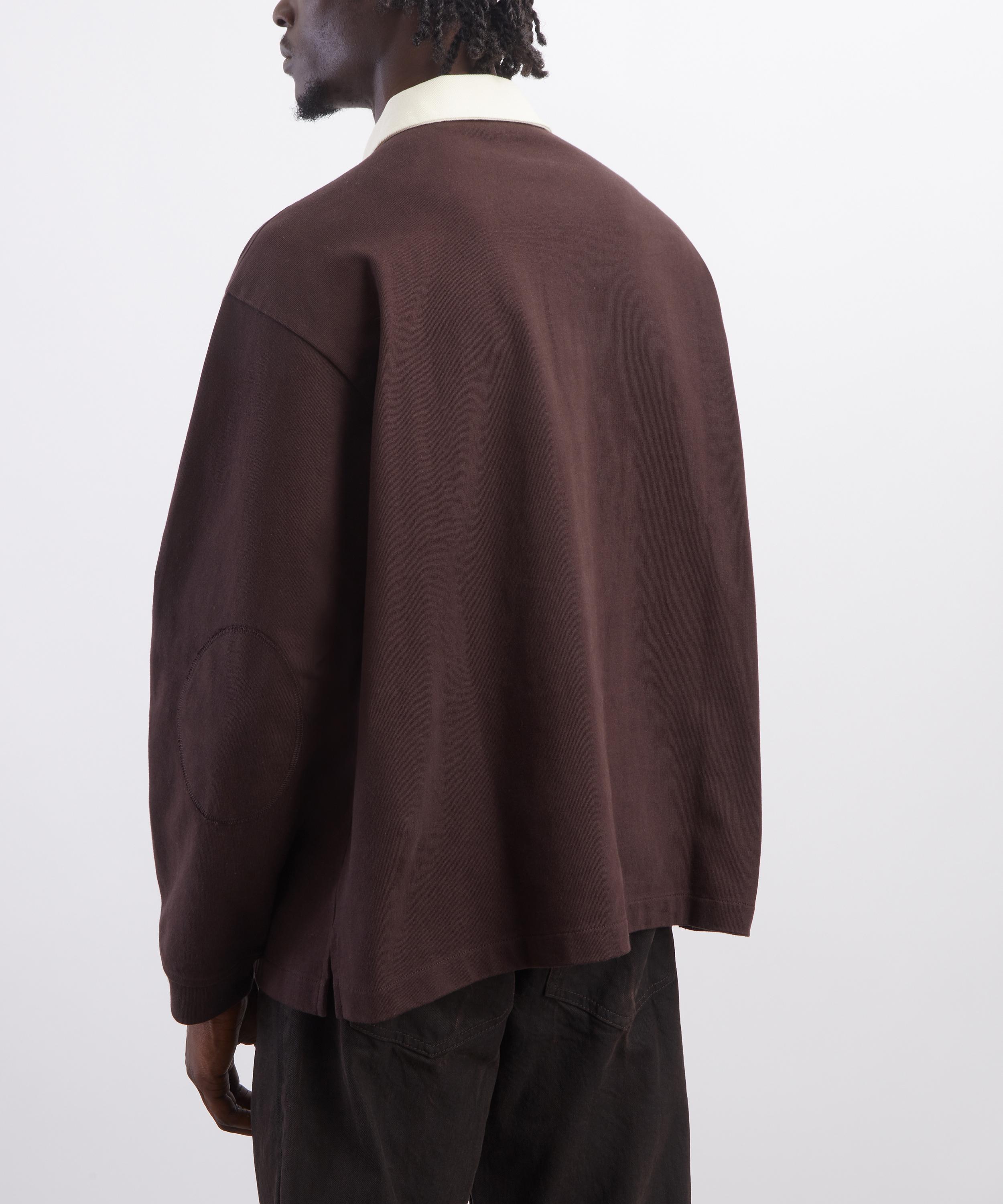 Frame - Brown Rugby Polo Shirt image number 3