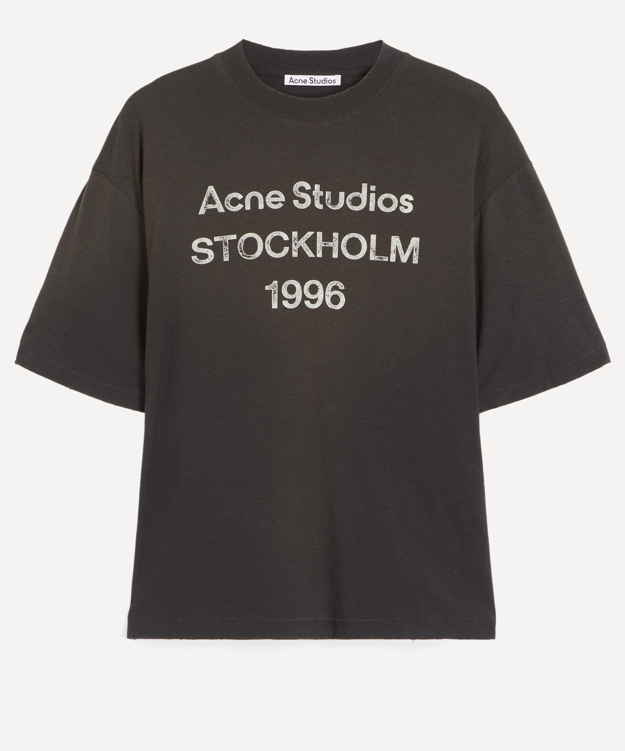 Acne Studios - Black Sprayed Logo T-Shirt