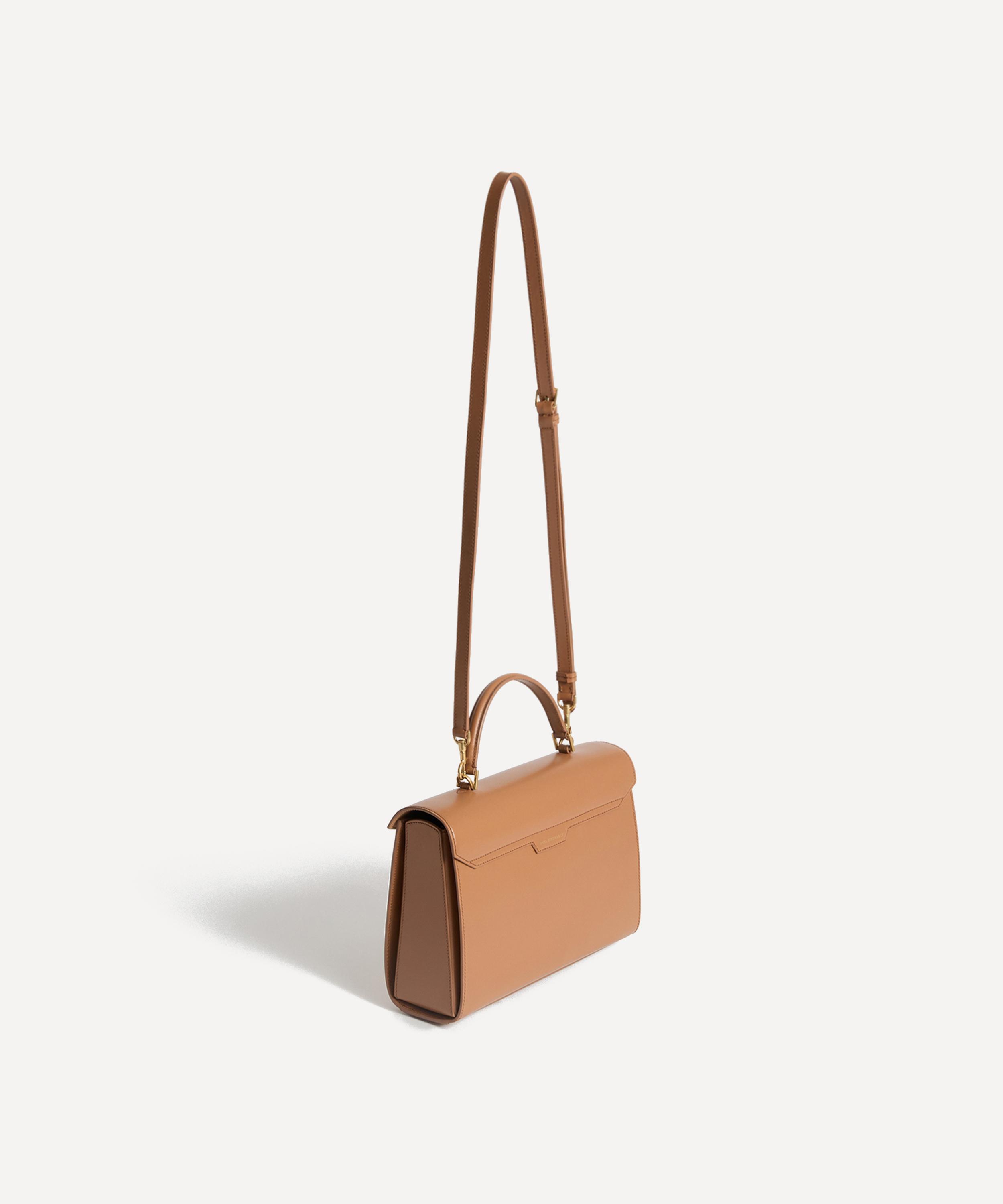 Anya Hindmarch - Mortimer Patchwork Raffia and Leather Cross-Body Bag image number 4