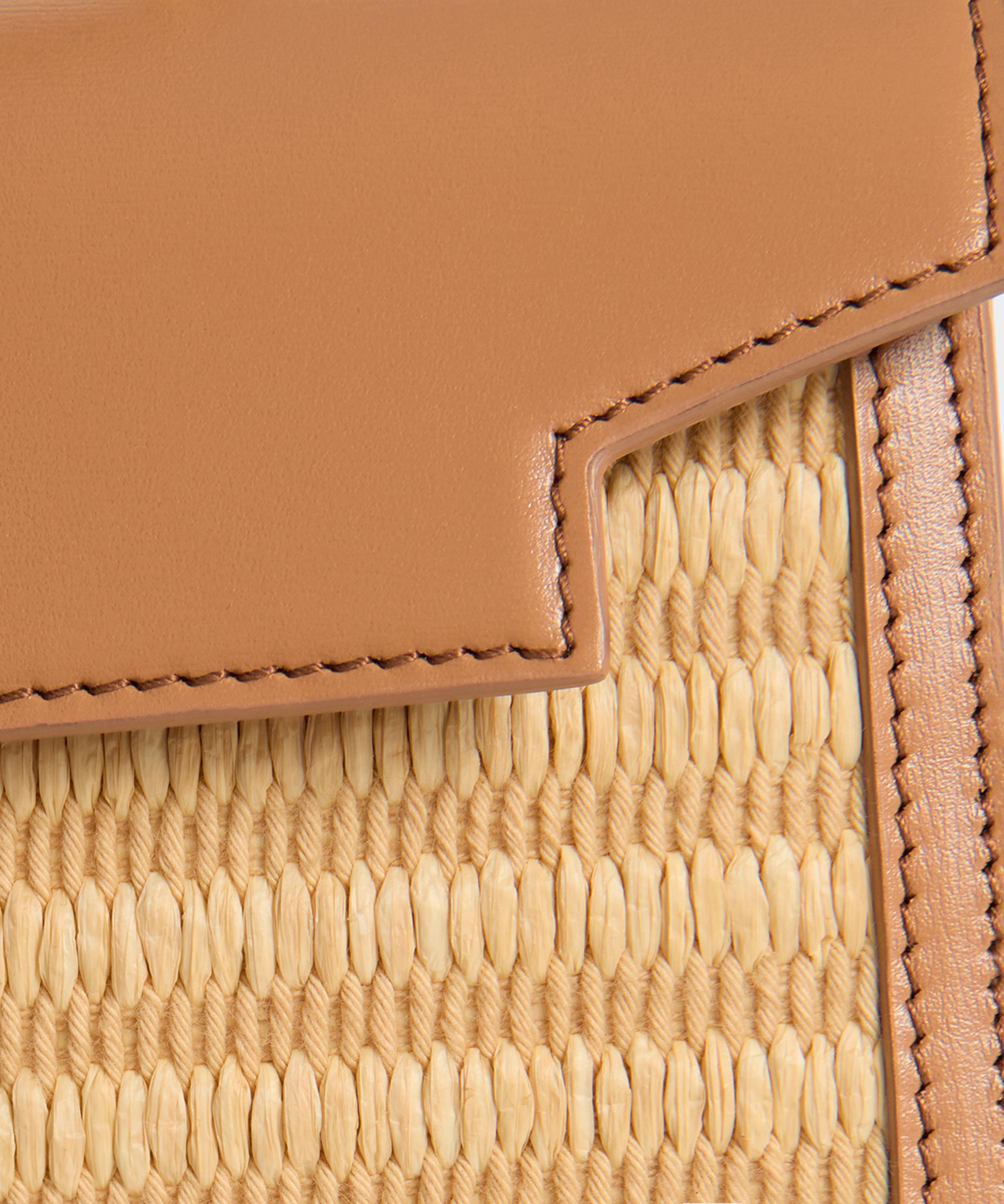 Anya Hindmarch - Mortimer Patchwork Raffia and Leather Cross-Body Bag image number 6