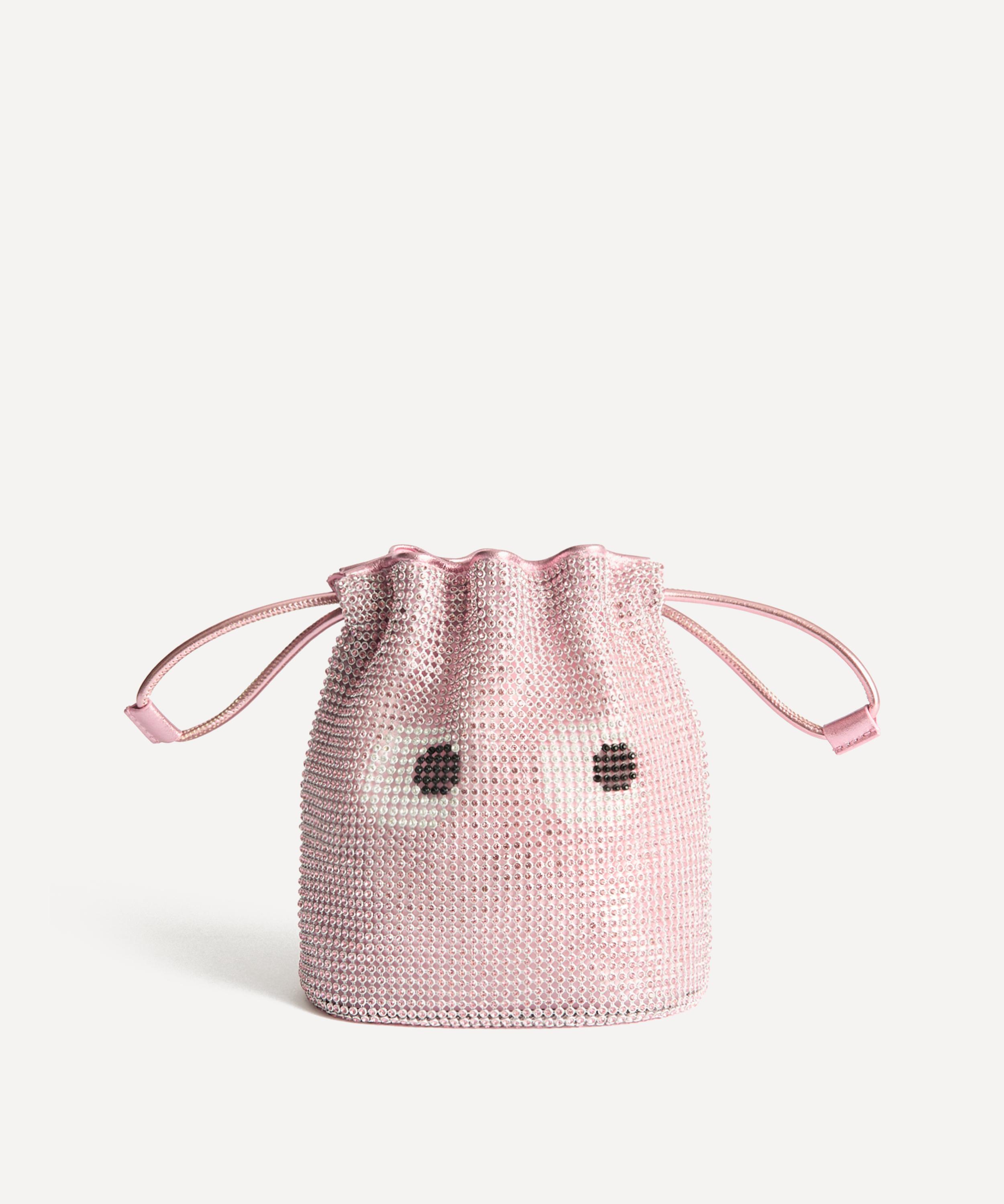Anya Hindmarch - Eyes Crystal Drawstring Pouch Bag