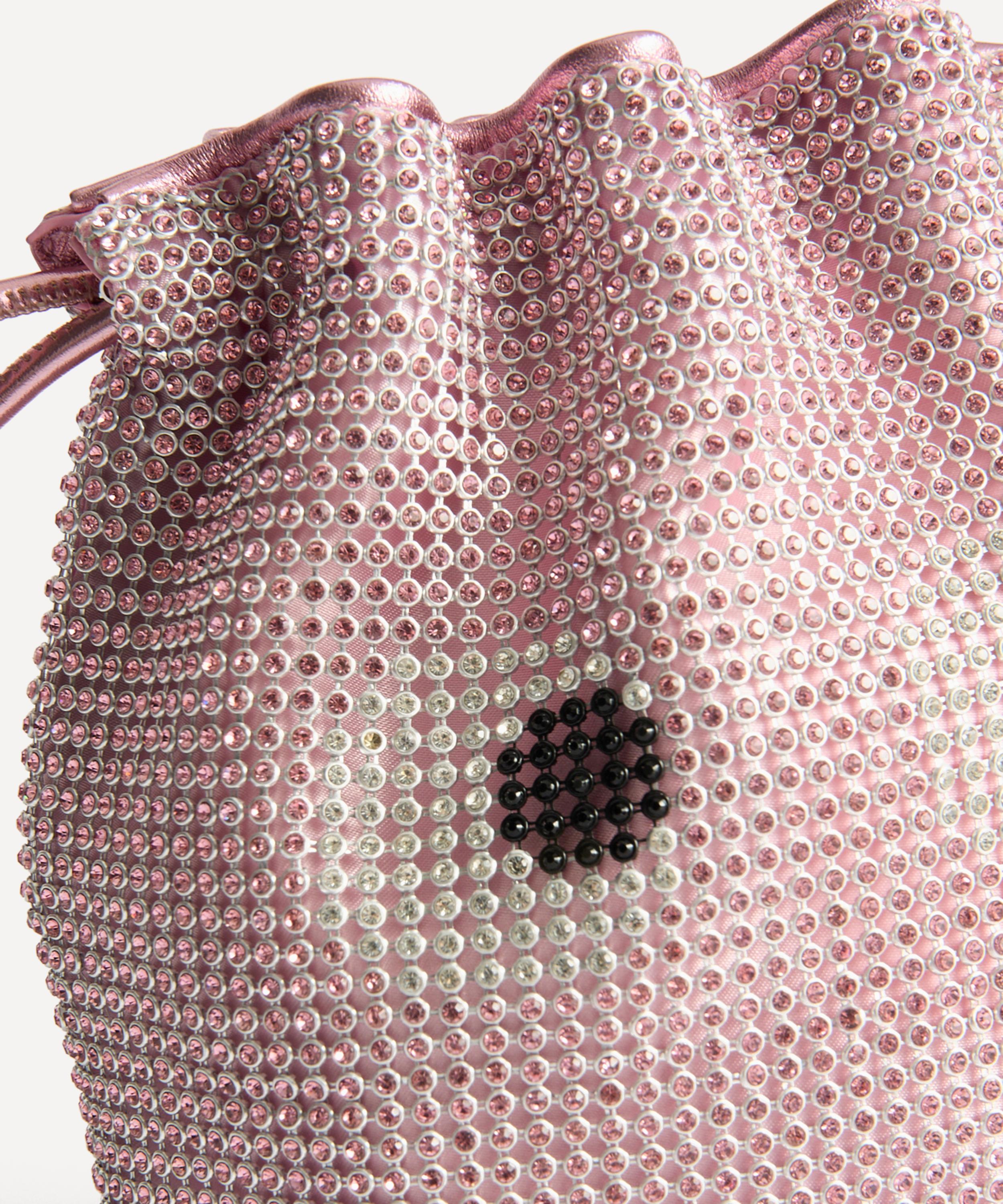 Anya Hindmarch - Eyes Crystal Drawstring Pouch Bag image number 1