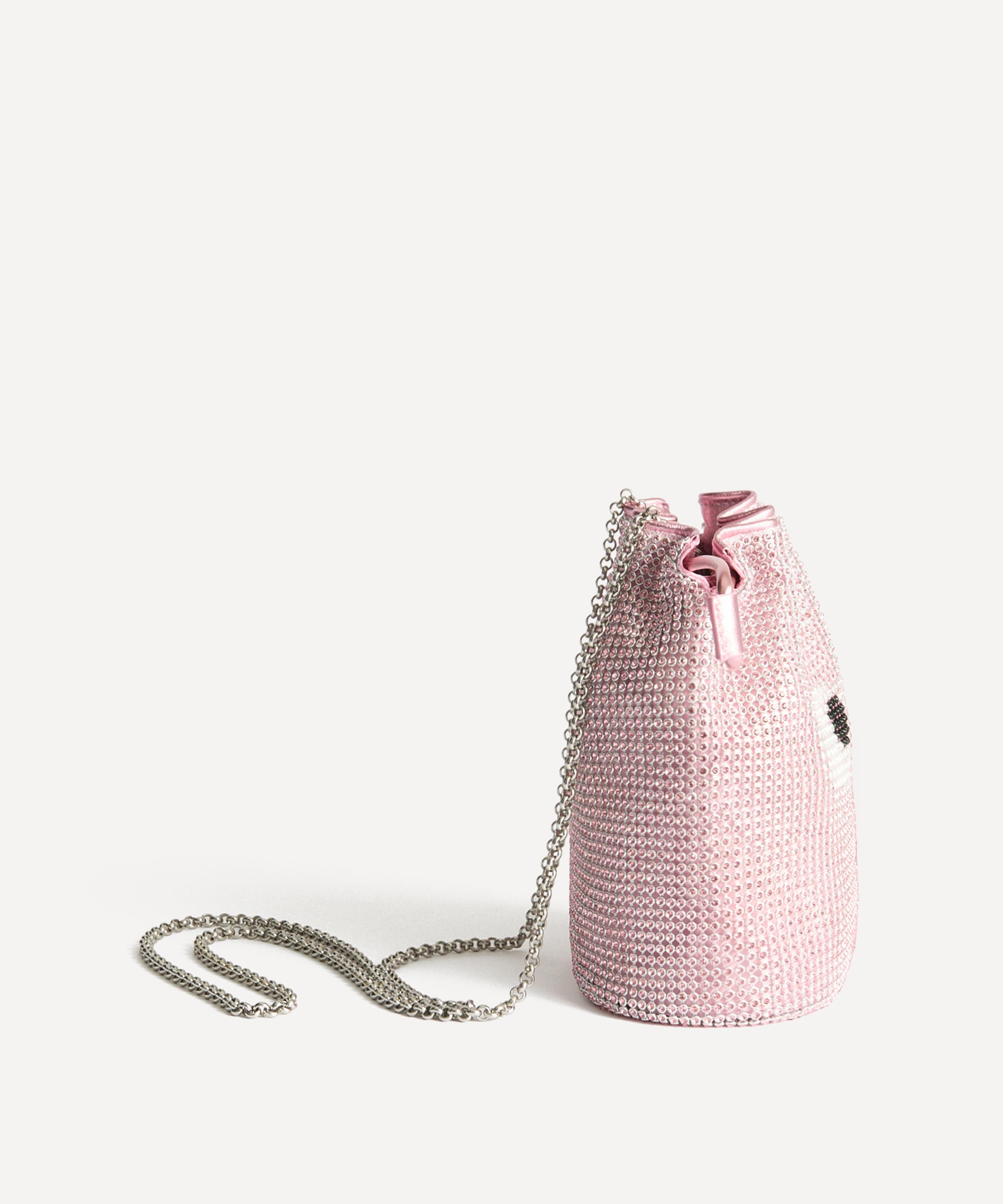 Anya Hindmarch - Eyes Crystal Drawstring Pouch Bag image number 2