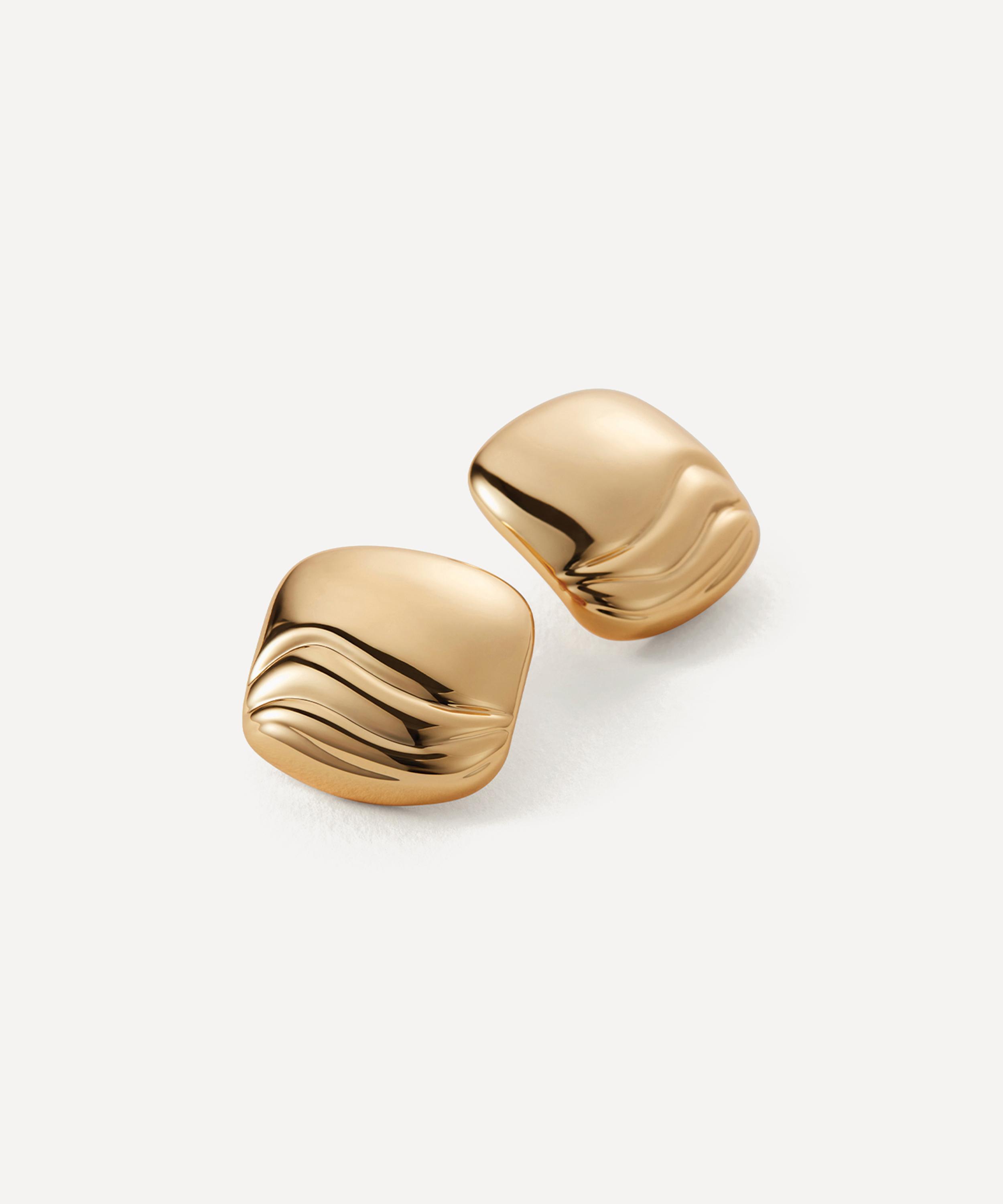 JENNY BIRD - 14ct Gold-Plated Rue Stud Earrings