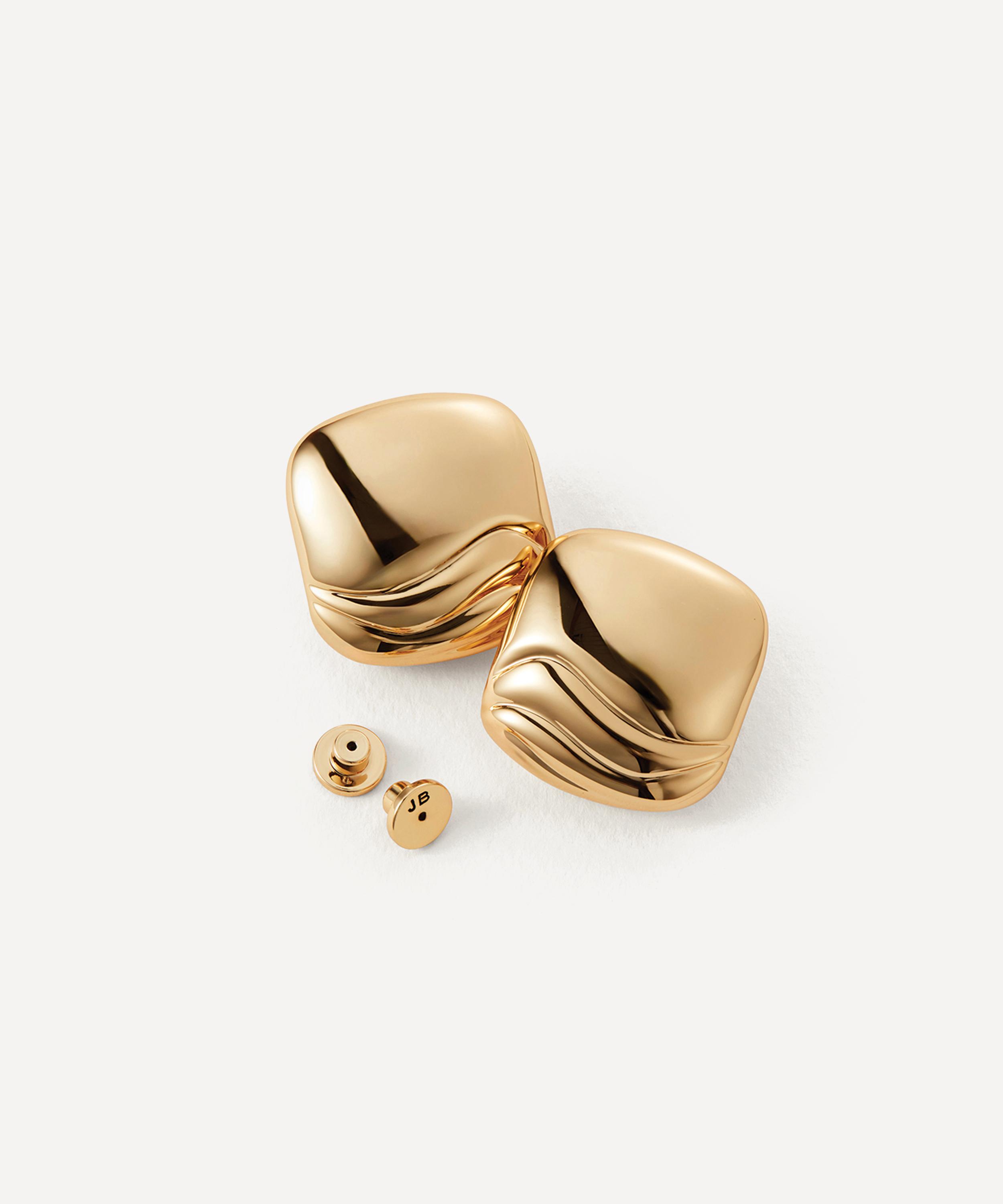 JENNY BIRD - 14ct Gold-Plated Rue Stud Earrings image number 2
