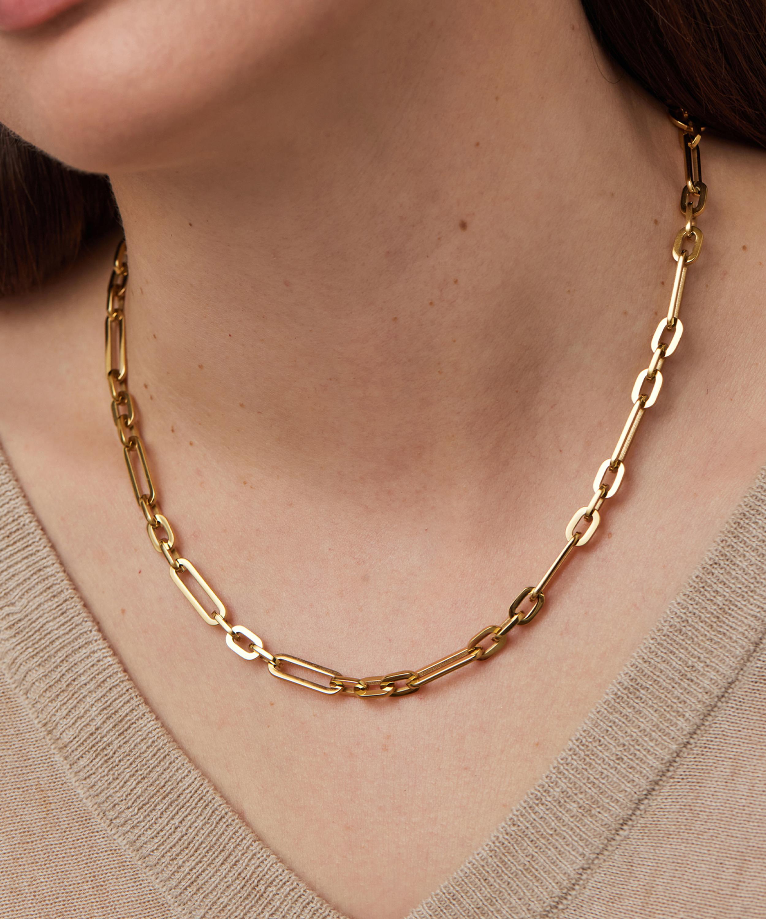 JENNY BIRD - Gold-Plated Mercer Chain Necklace image number 1