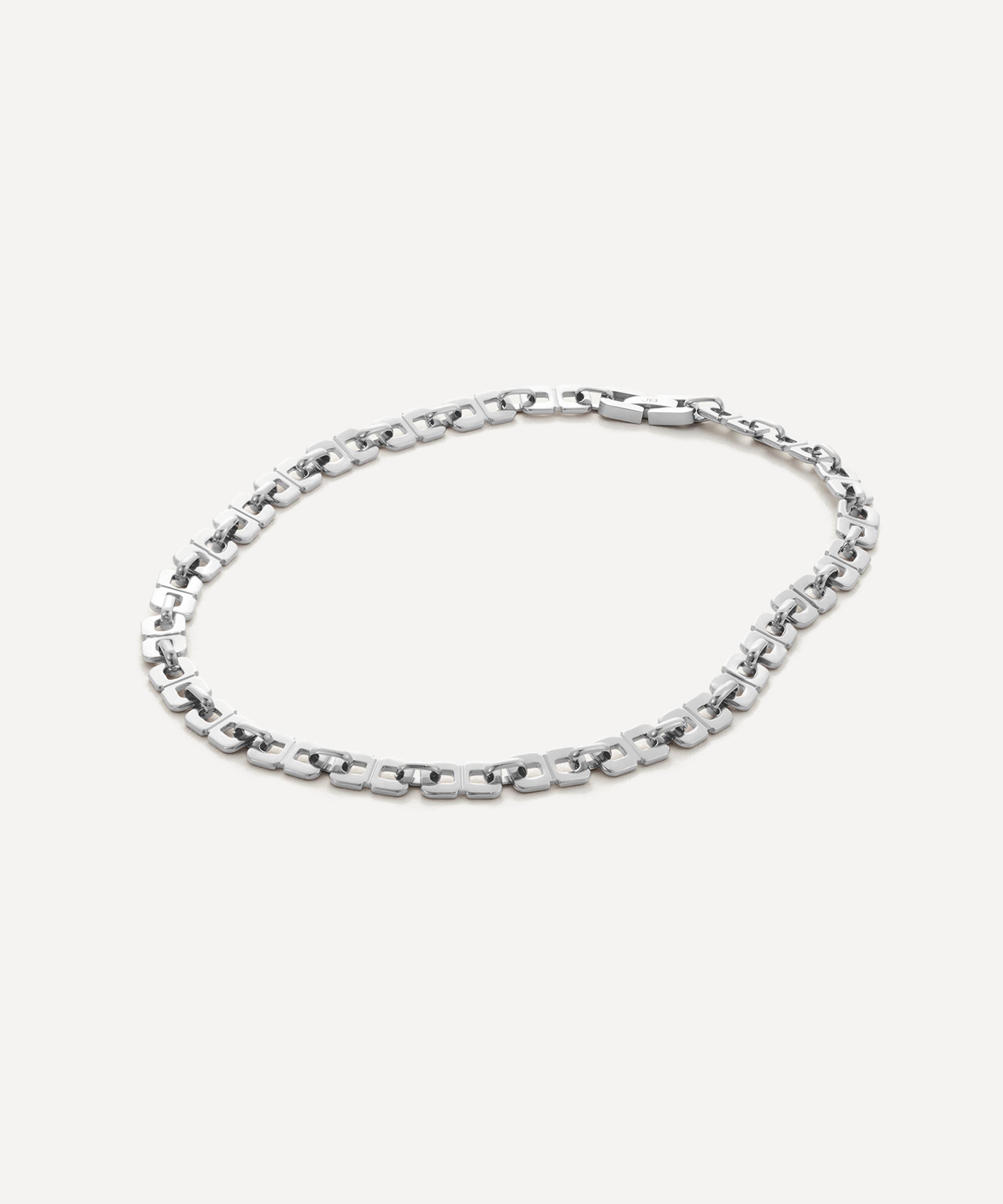 JENNY BIRD - Platinum-Plated Rome Chain Necklace image number 0