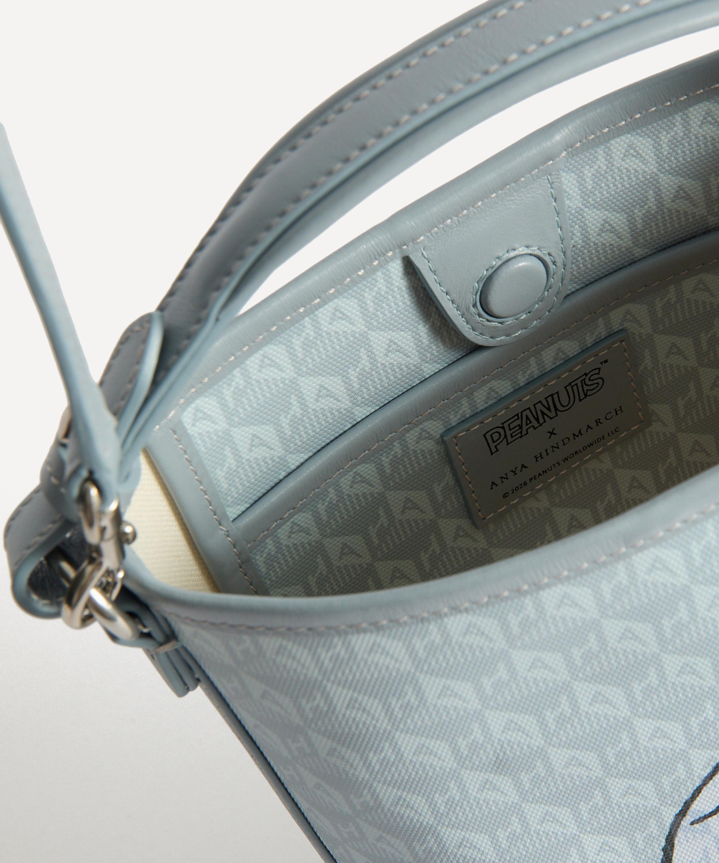 Anya Hindmarch - X Peanuts Space Snoopy I am a Plastic Bag Mini Bucket Bag image number 1