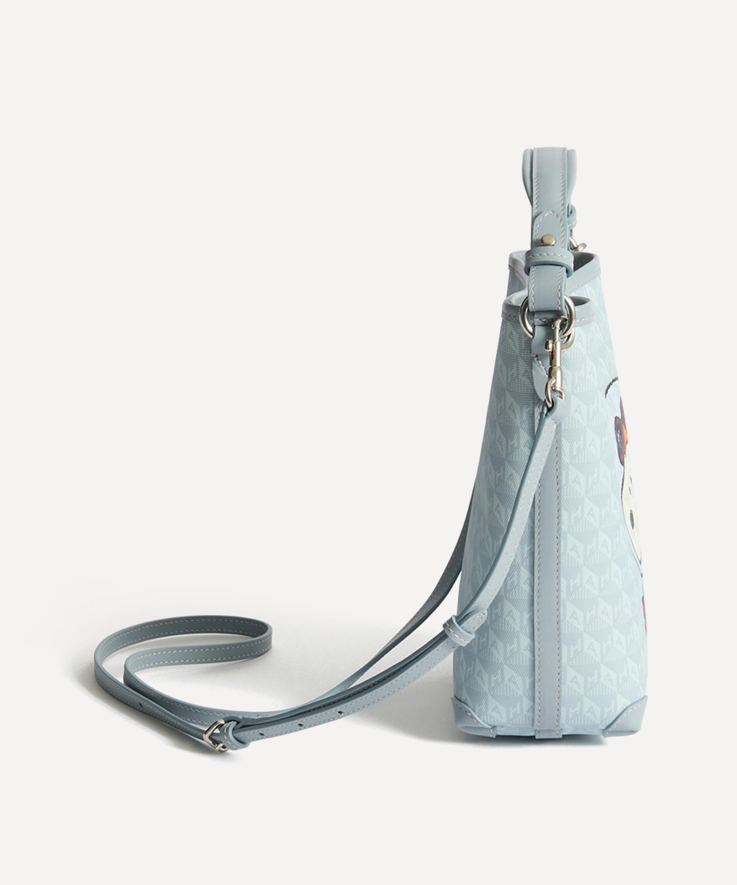Anya Hindmarch - X Peanuts Space Snoopy I am a Plastic Bag Mini Bucket Bag image number 4