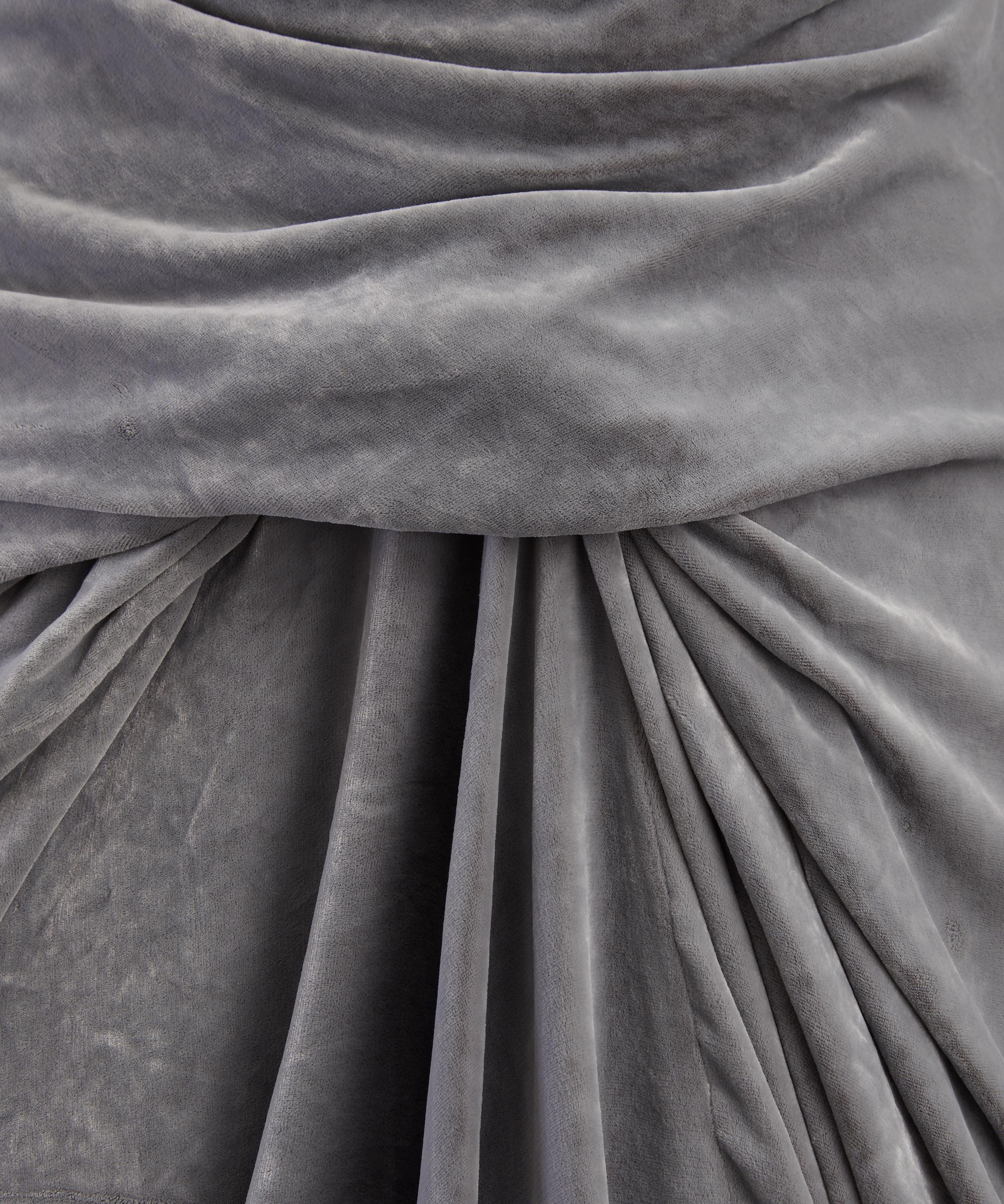 Rick Owens - Strutter Silk-Velvet Maxi Dress image number 4