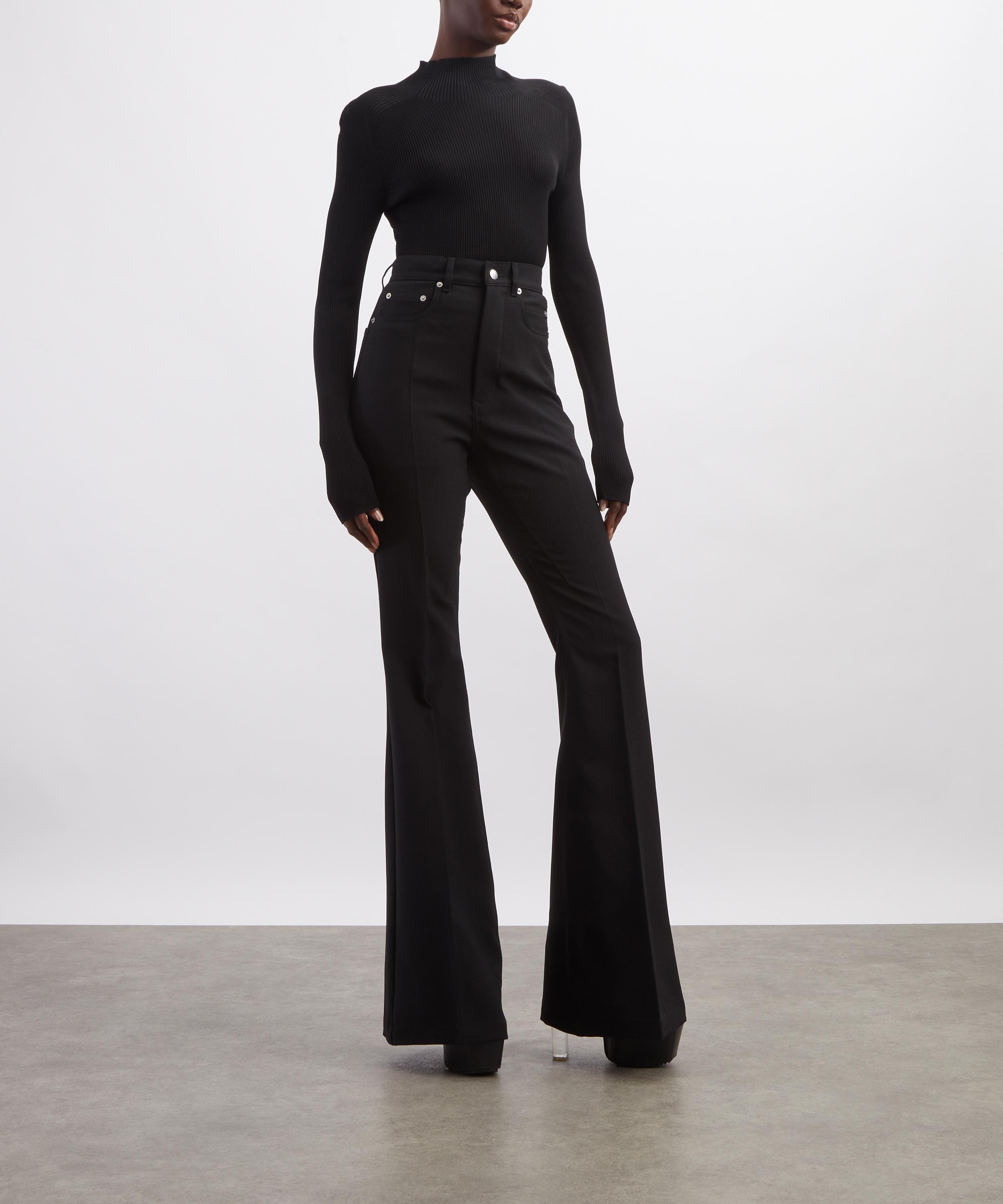 Rick Owens - Black Bolan Bootcut Jeans image number 1