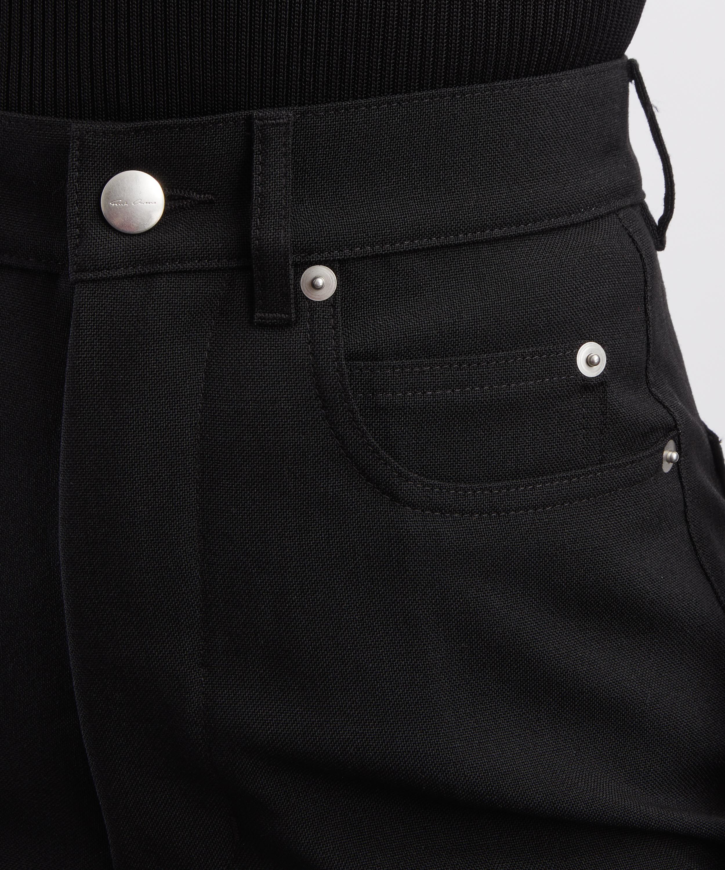Rick Owens - Black Bolan Bootcut Jeans image number 4