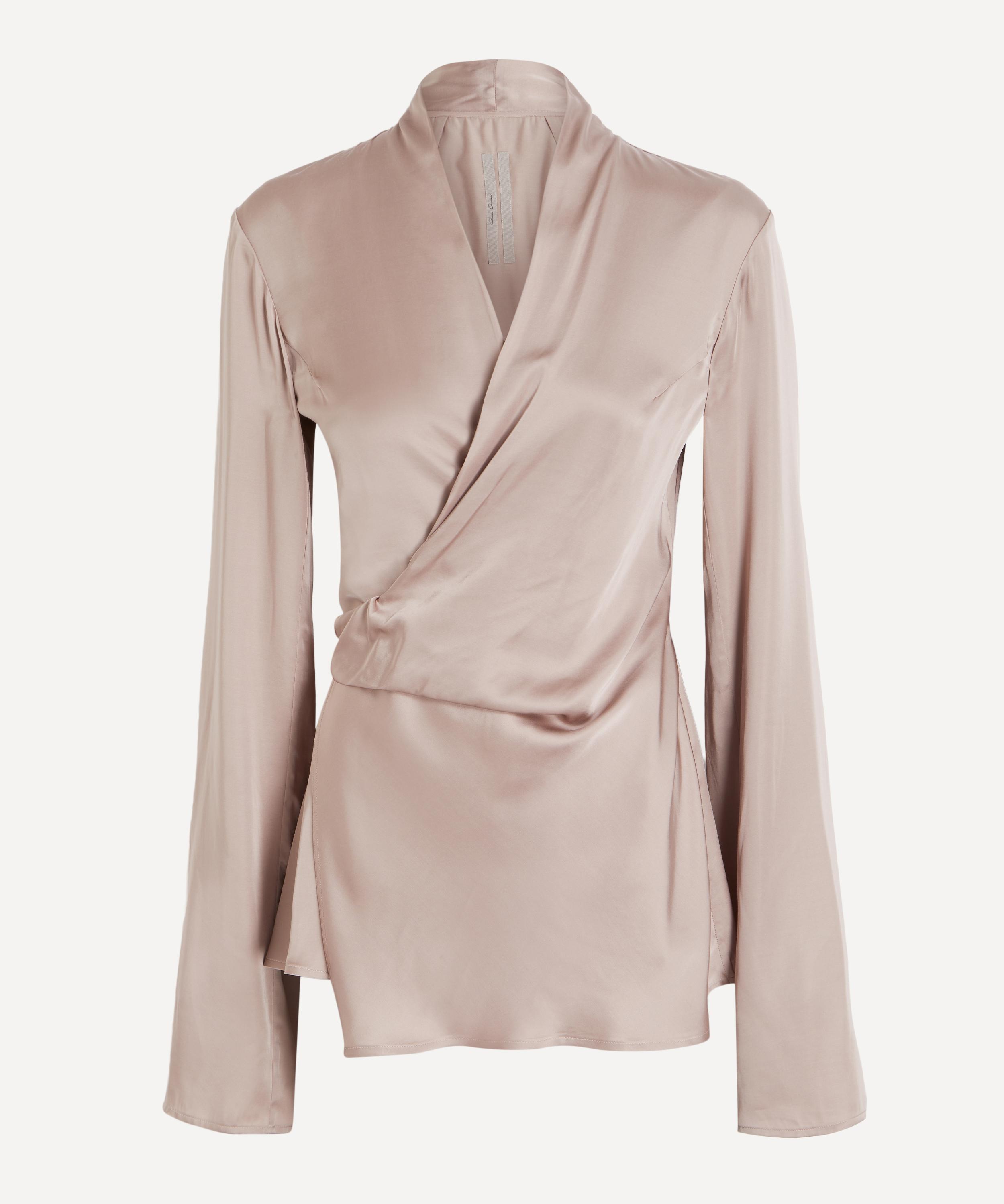 Rick Owens - Laura Long-Sleeve Wrap Top image number 0