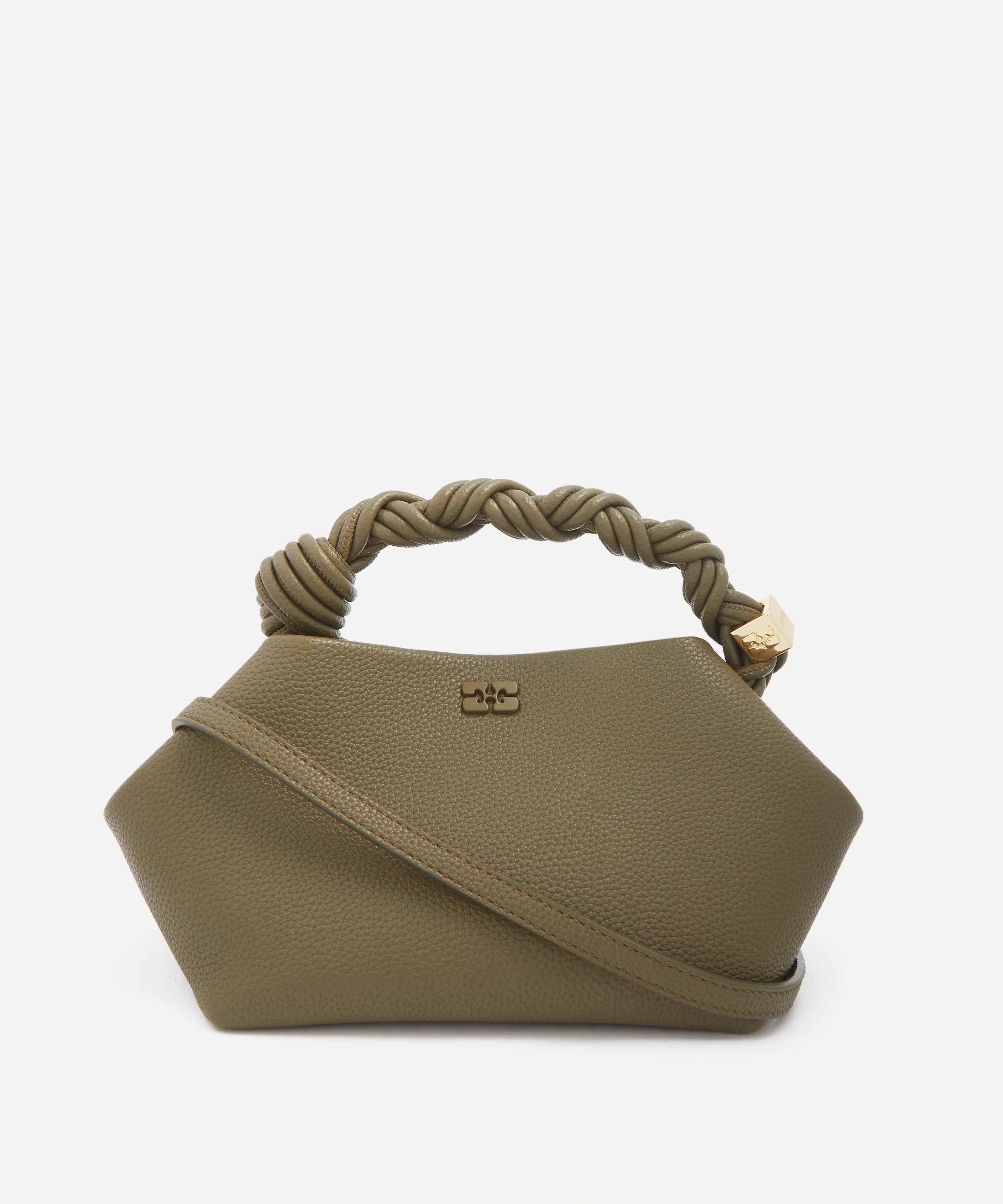 Ganni - Small Bou Military Olive Crossbody Bag image number 0