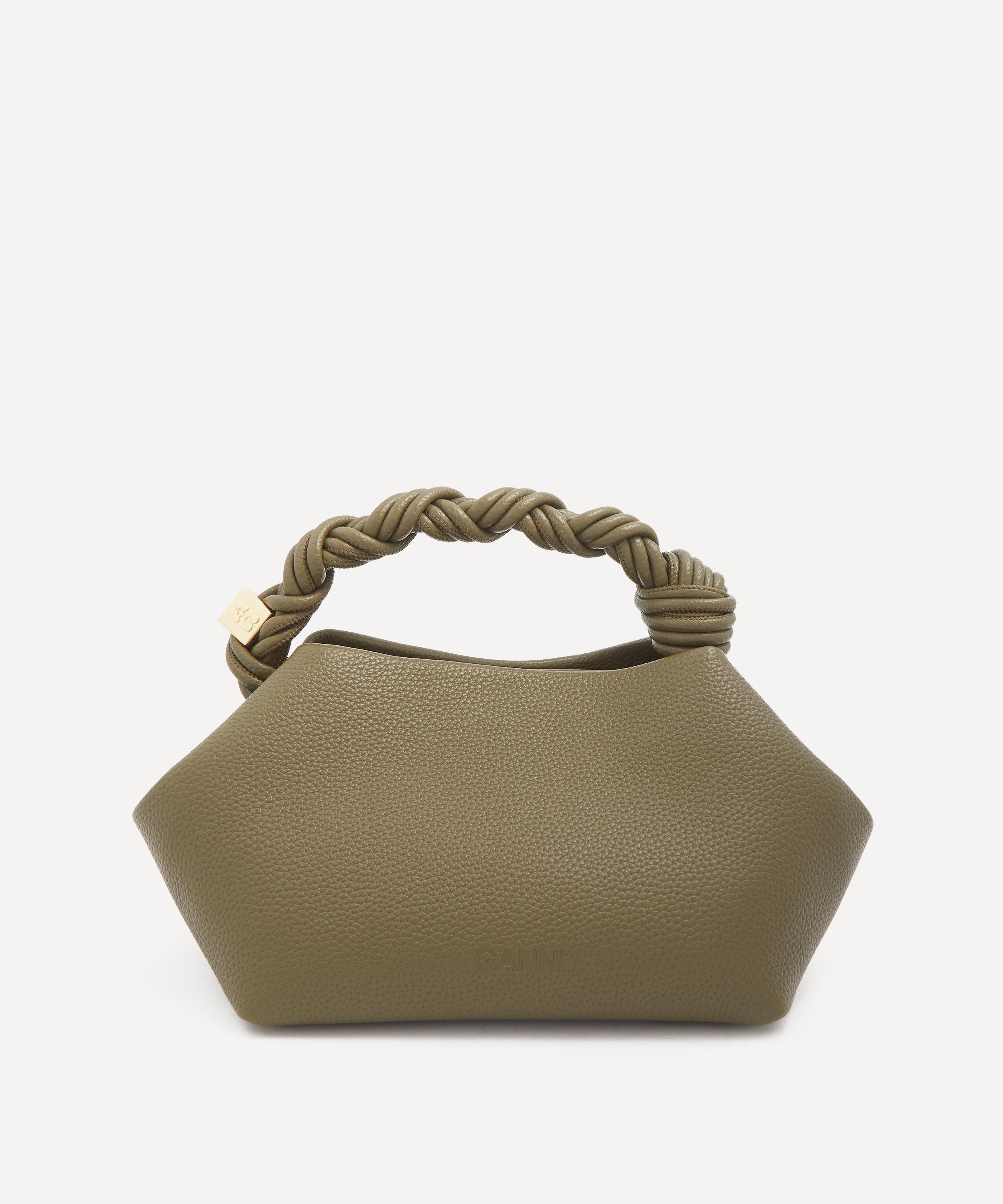 Ganni - Small Bou Military Olive Crossbody Bag image number 3