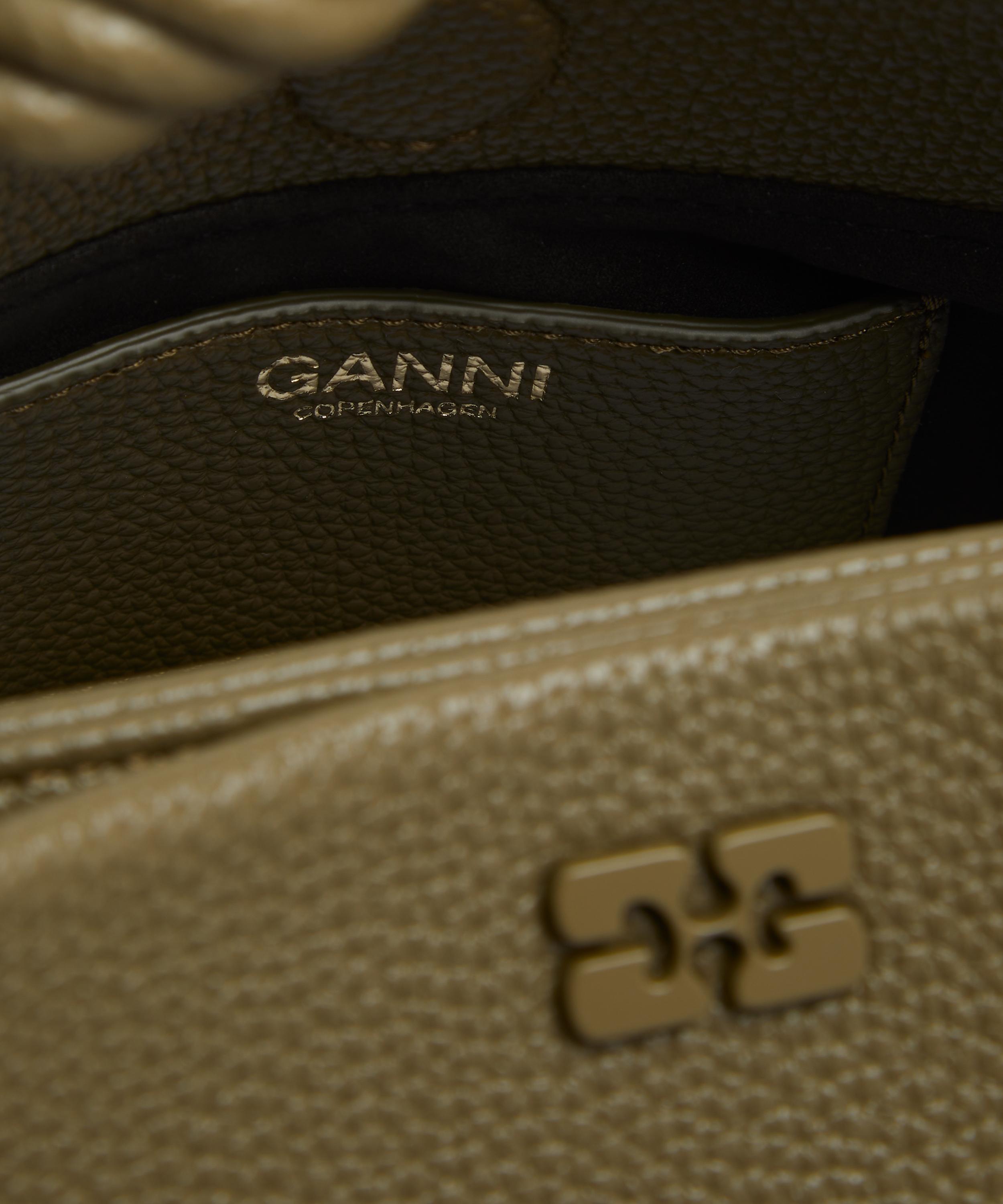 Ganni - Small Bou Military Olive Crossbody Bag image number 4
