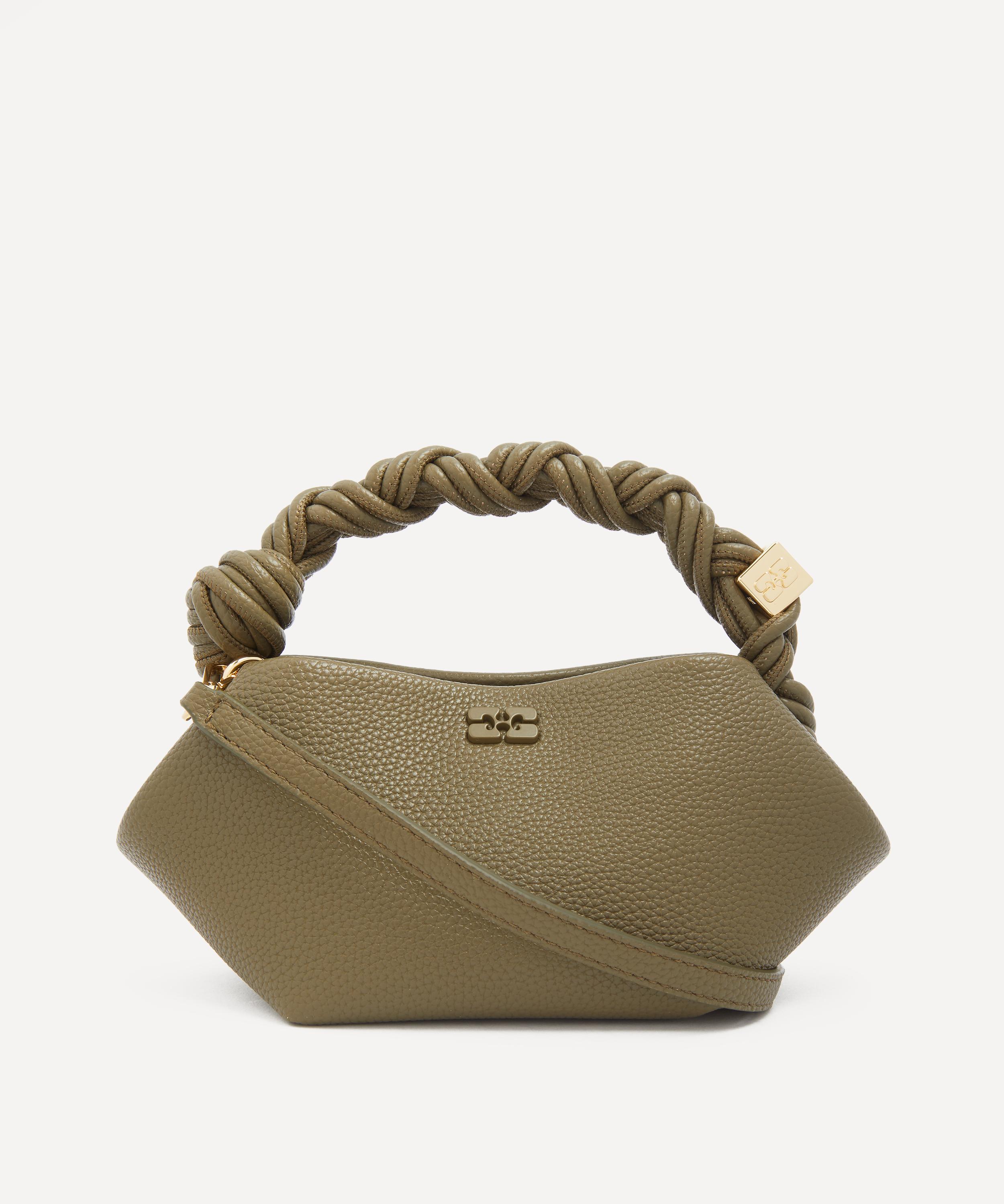 Ganni - Mini Bou Military Olive Crossbody Bag