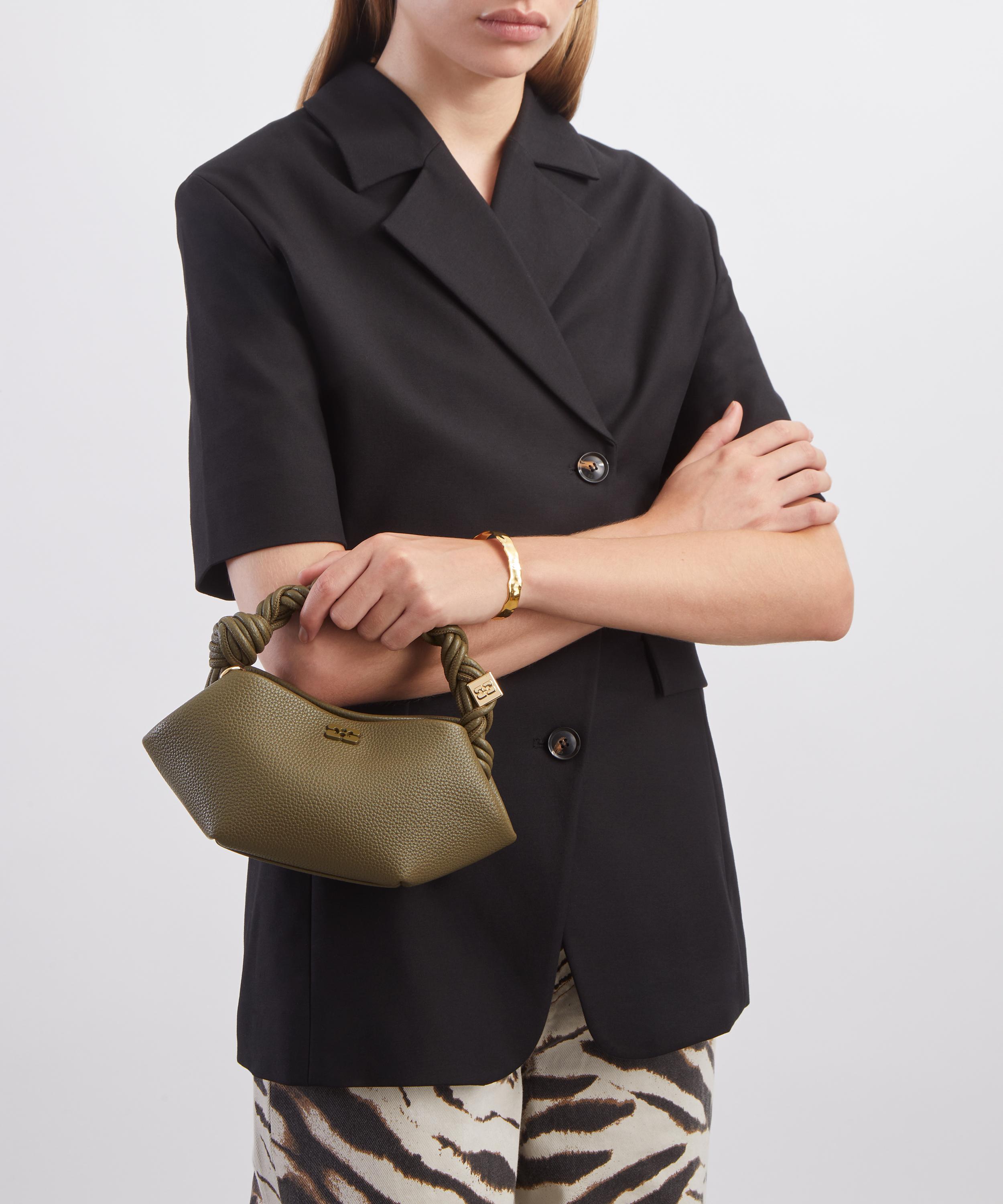 Ganni - Mini Bou Military Olive Crossbody Bag image number 1