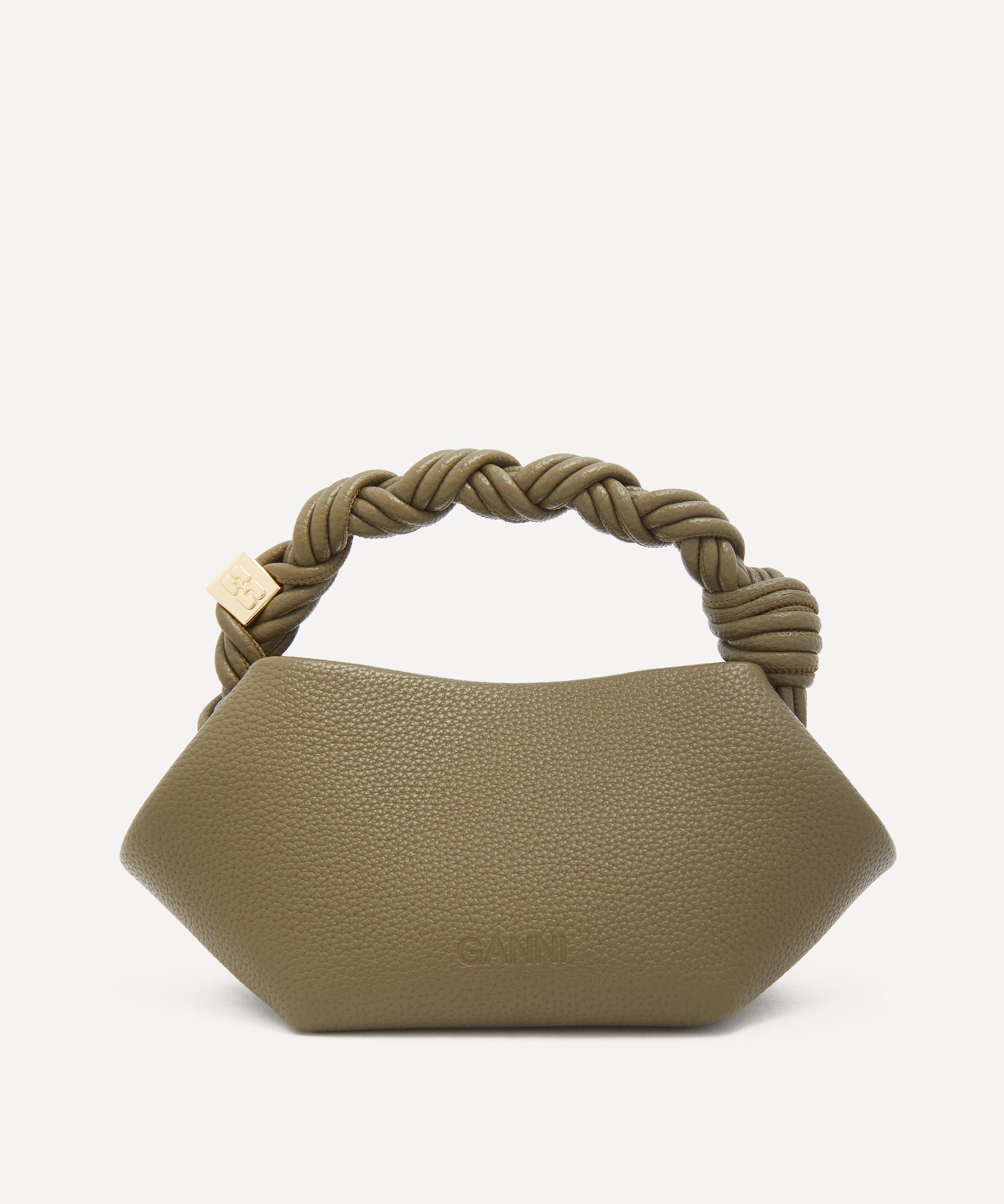 Ganni - Mini Bou Military Olive Crossbody Bag image number 3