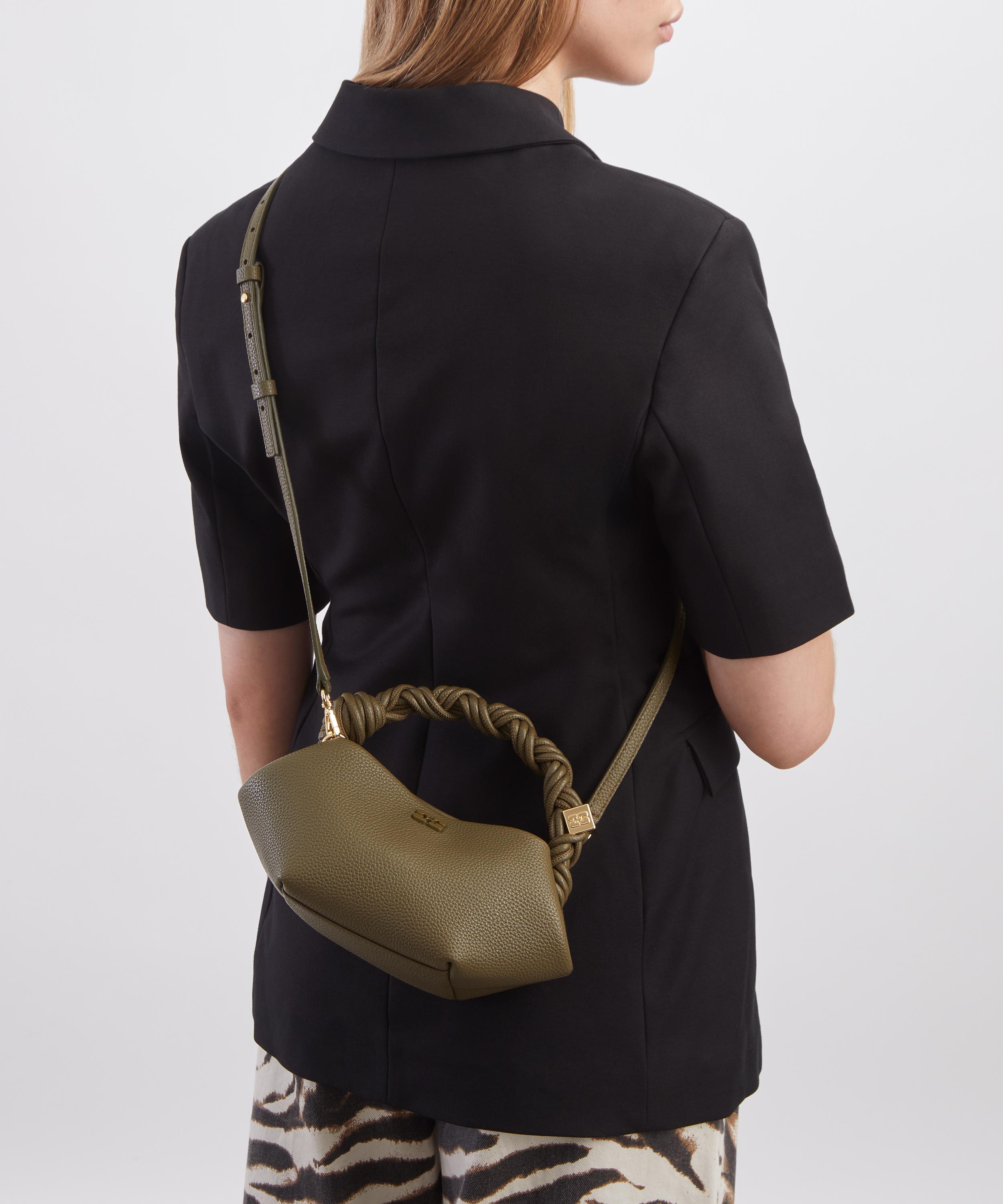 Ganni - Mini Bou Military Olive Crossbody Bag image number 6