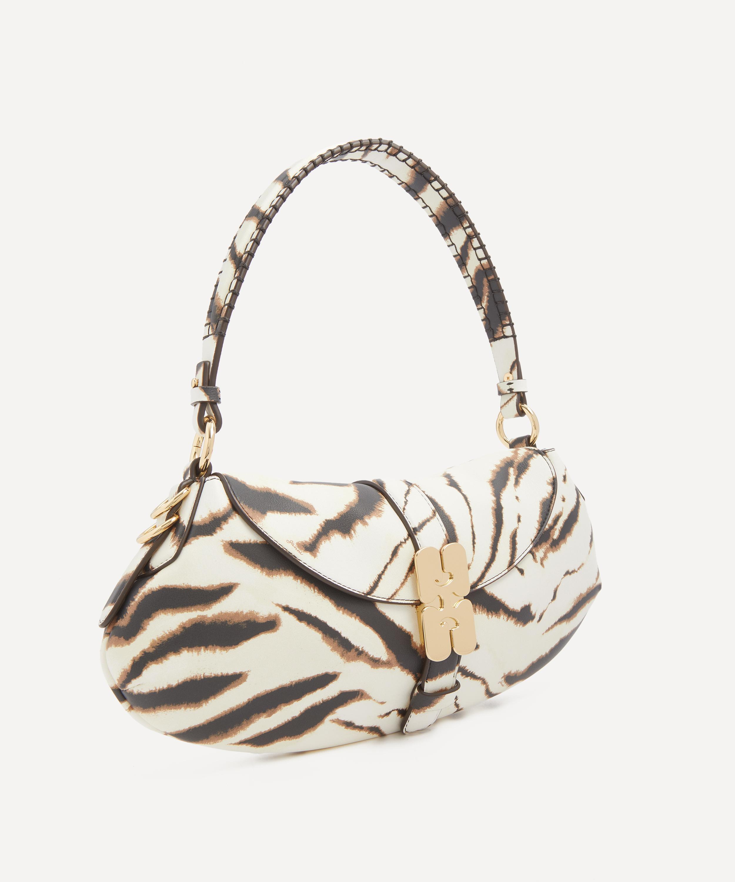 Ganni - B-Kat Zebra Shoulder Bag image number 2